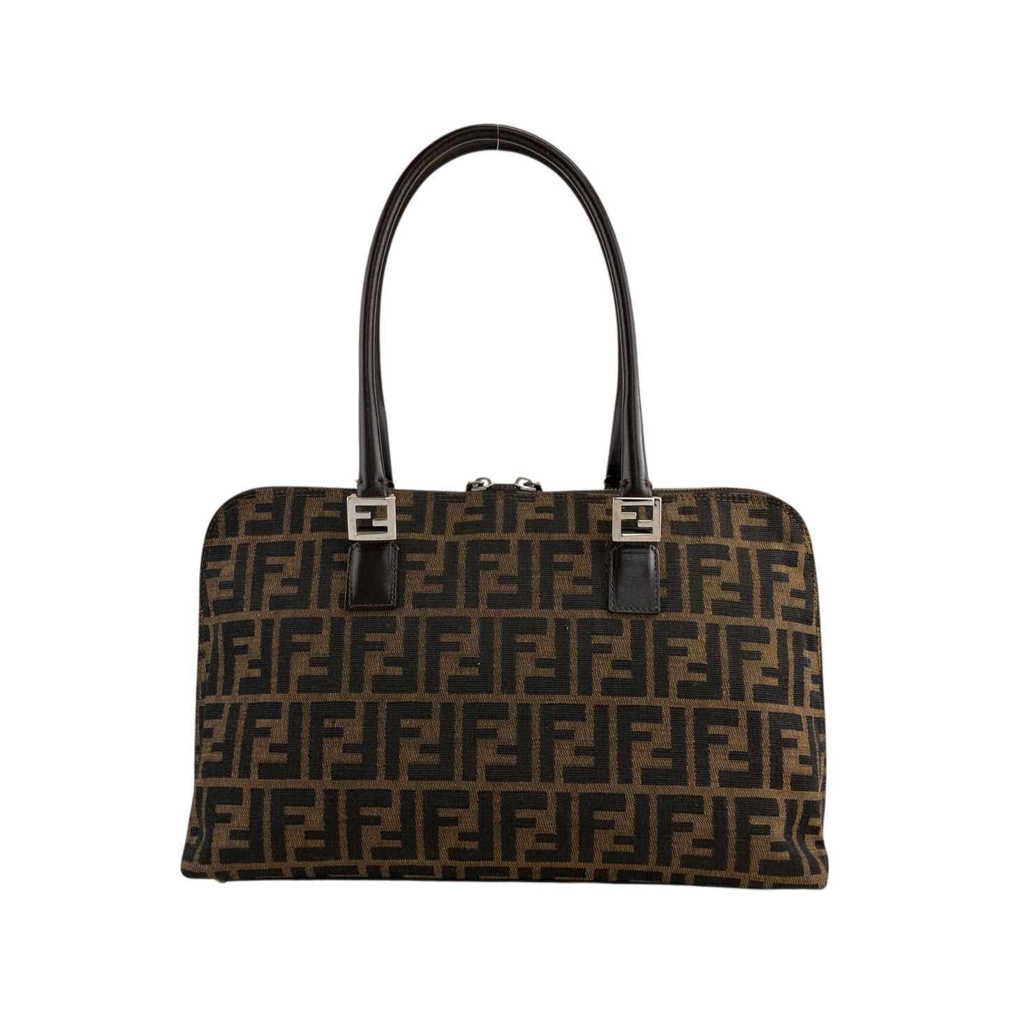 FENDI Shoulder bag Brown Vintage 3pcjz8