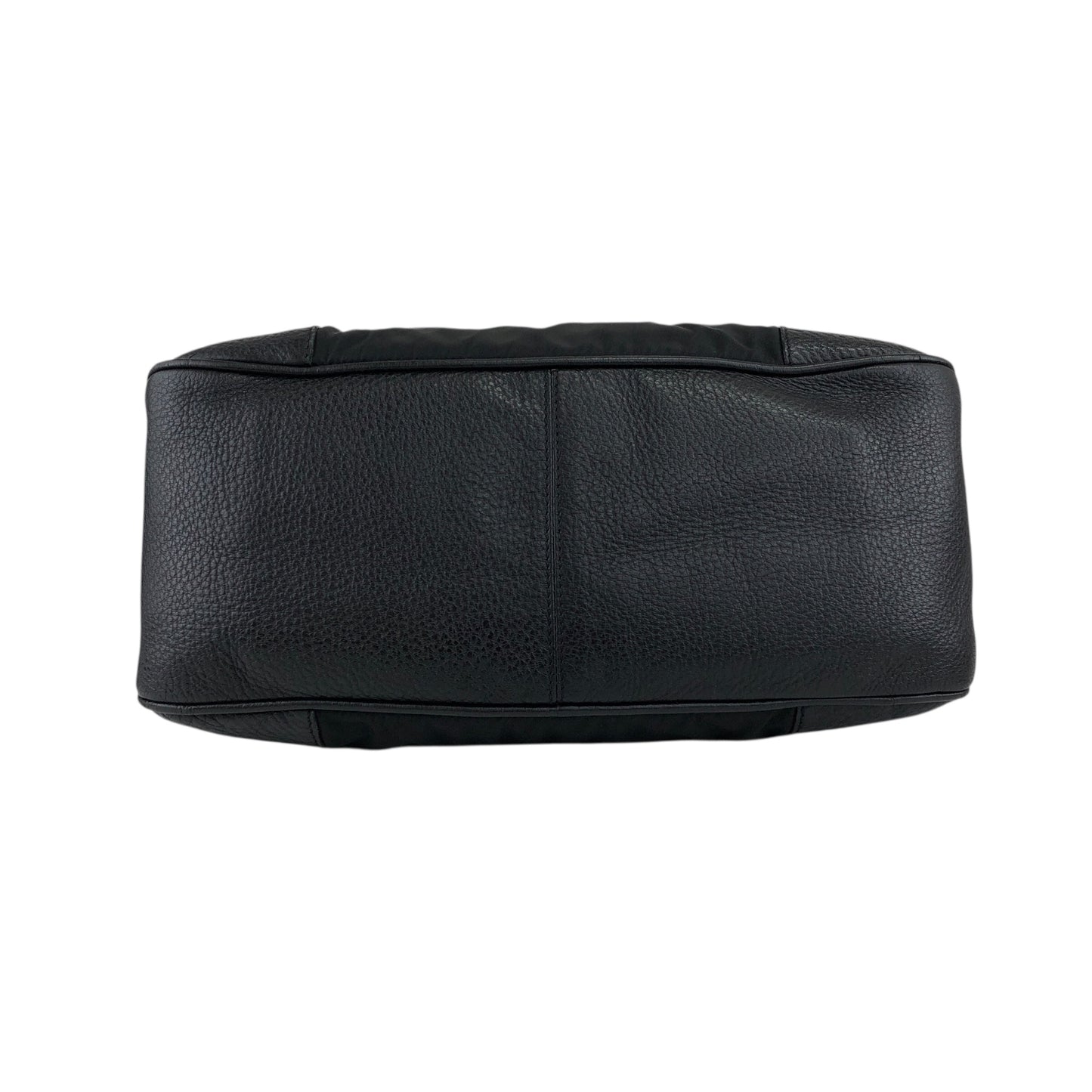 PRADA Triangle Logo Shoulder bag Black Vintage p74gfa