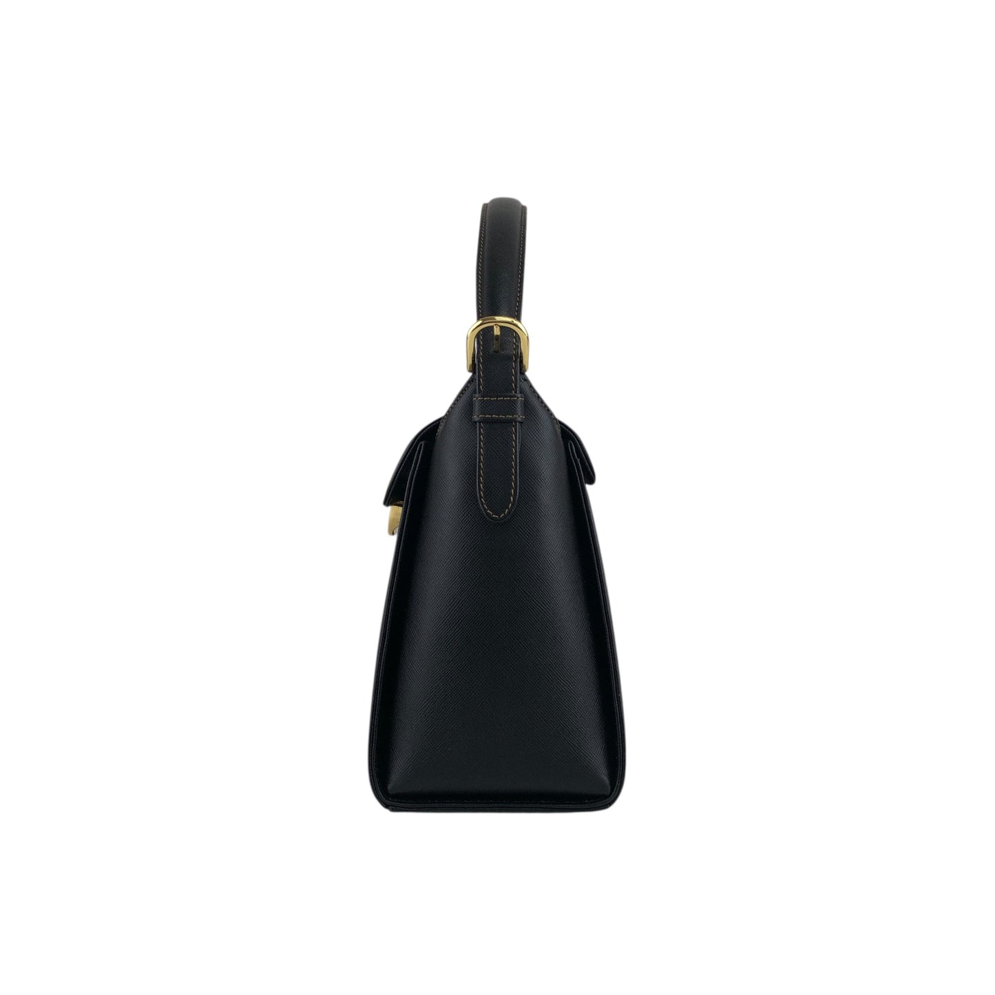 VALENTINO GARAVANI Logo Handbag Black Vintage exeyzp