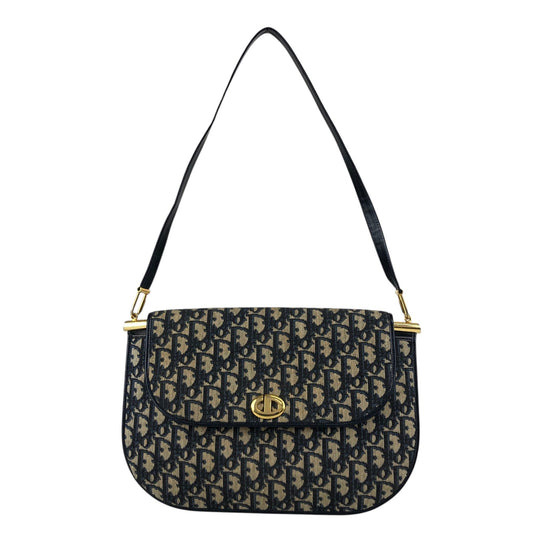 Christian Dior Trotter Shoulder bag Navy Vintage 2xwr2a