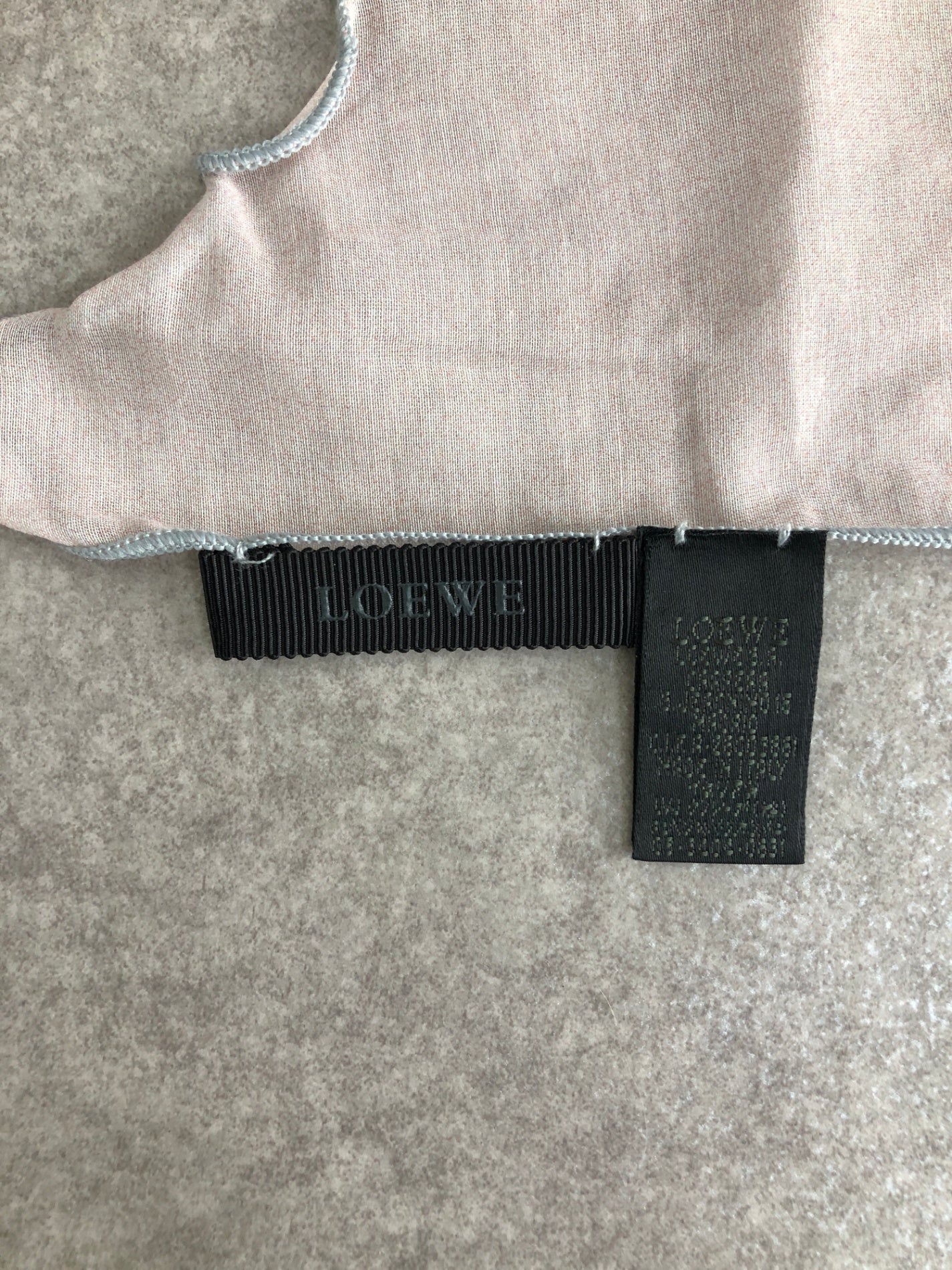 LOEWE Scarf Pink Vintage 4ehtnb