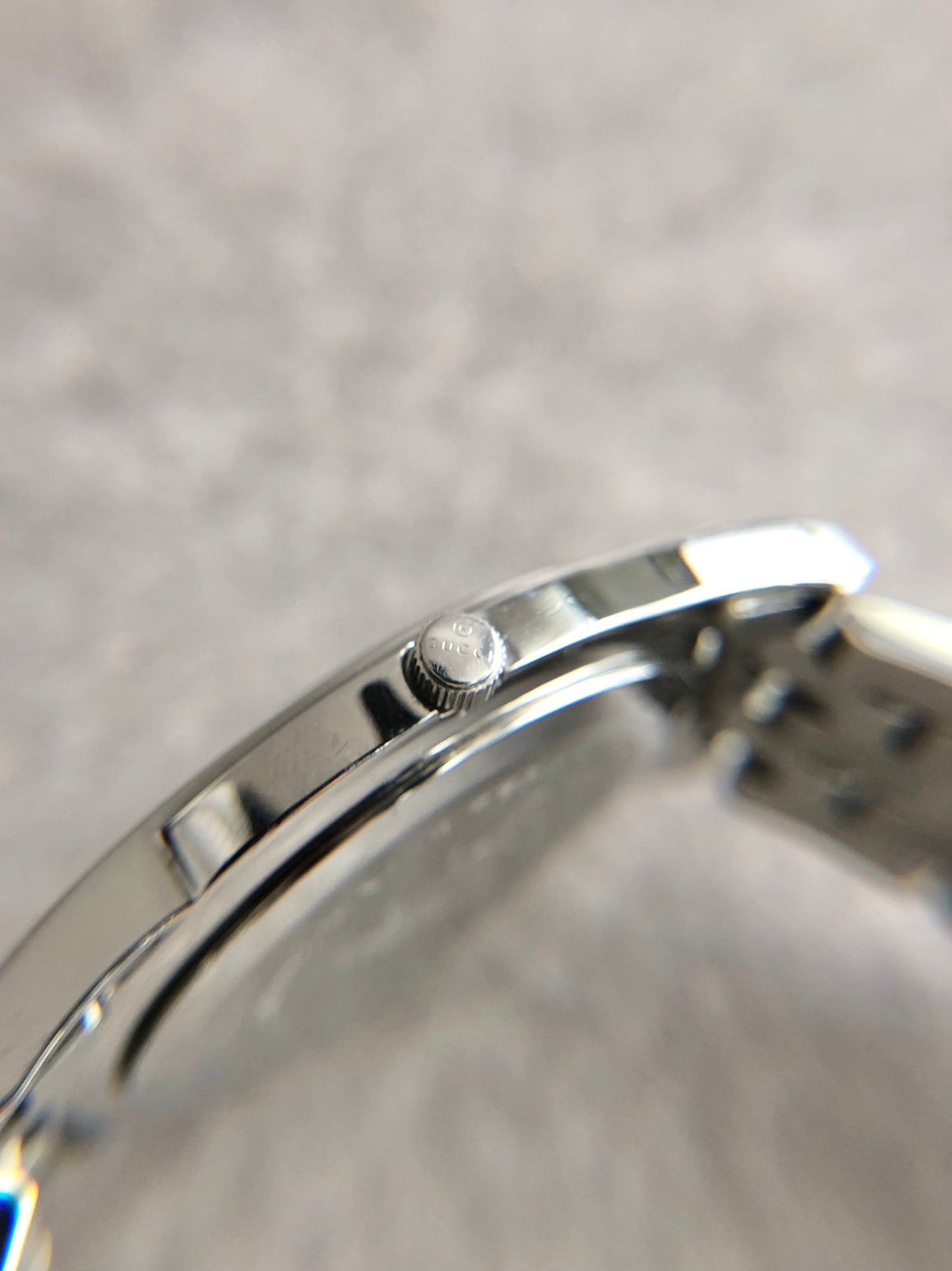 GUCCI Watch Silver 5500M Vintage 23ex72