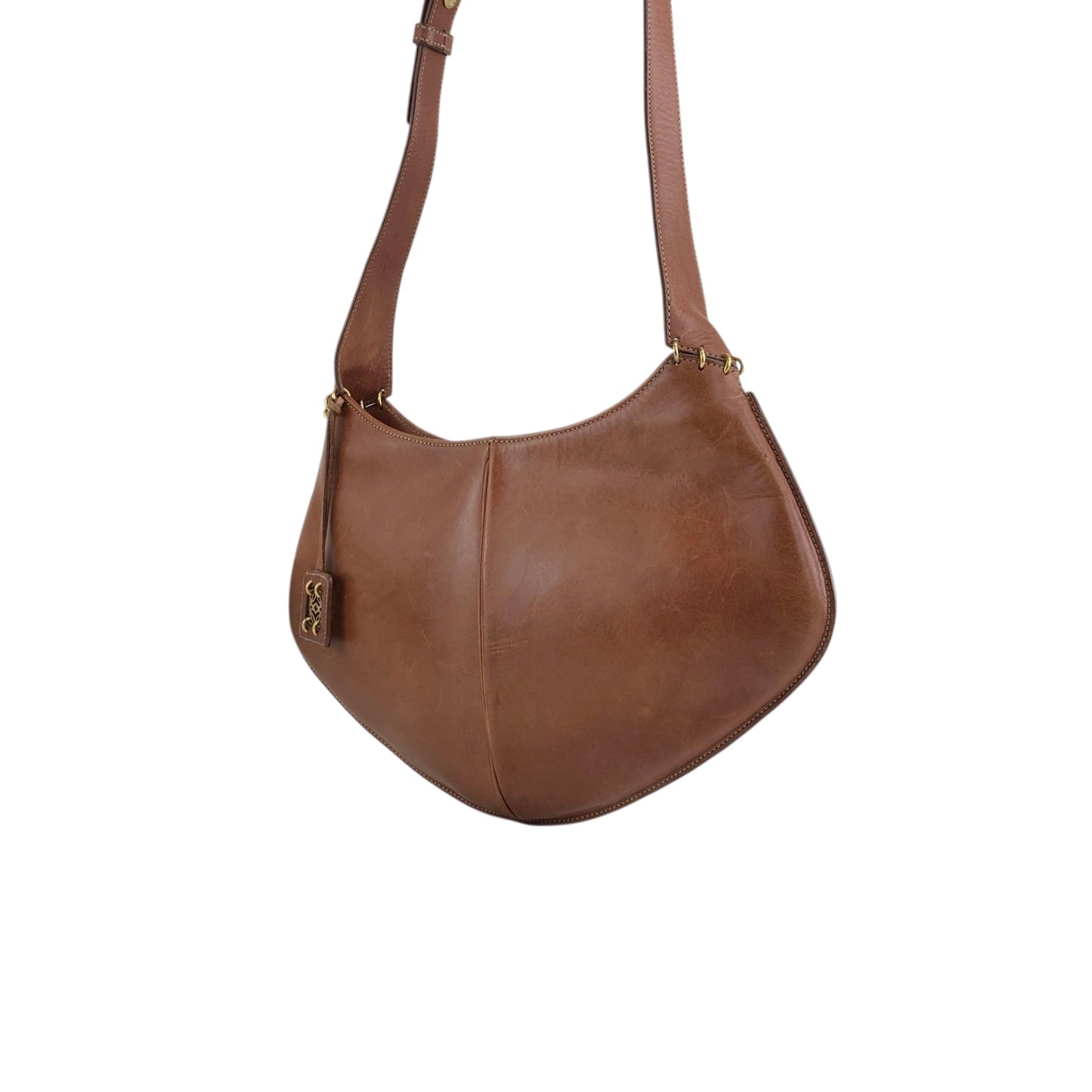 LOEWE Anagram Charm Shoulder bag Brown Vintage 2s7z2u