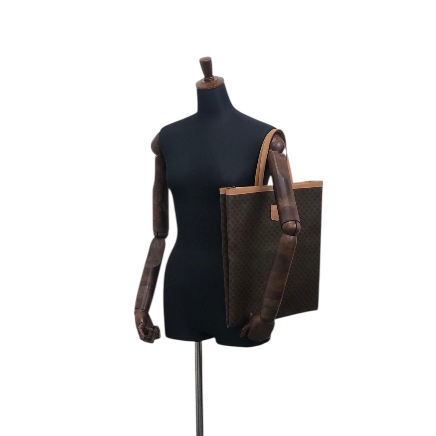 CELINE Macadam Blason Totebag Brown Vintage ppb7ty