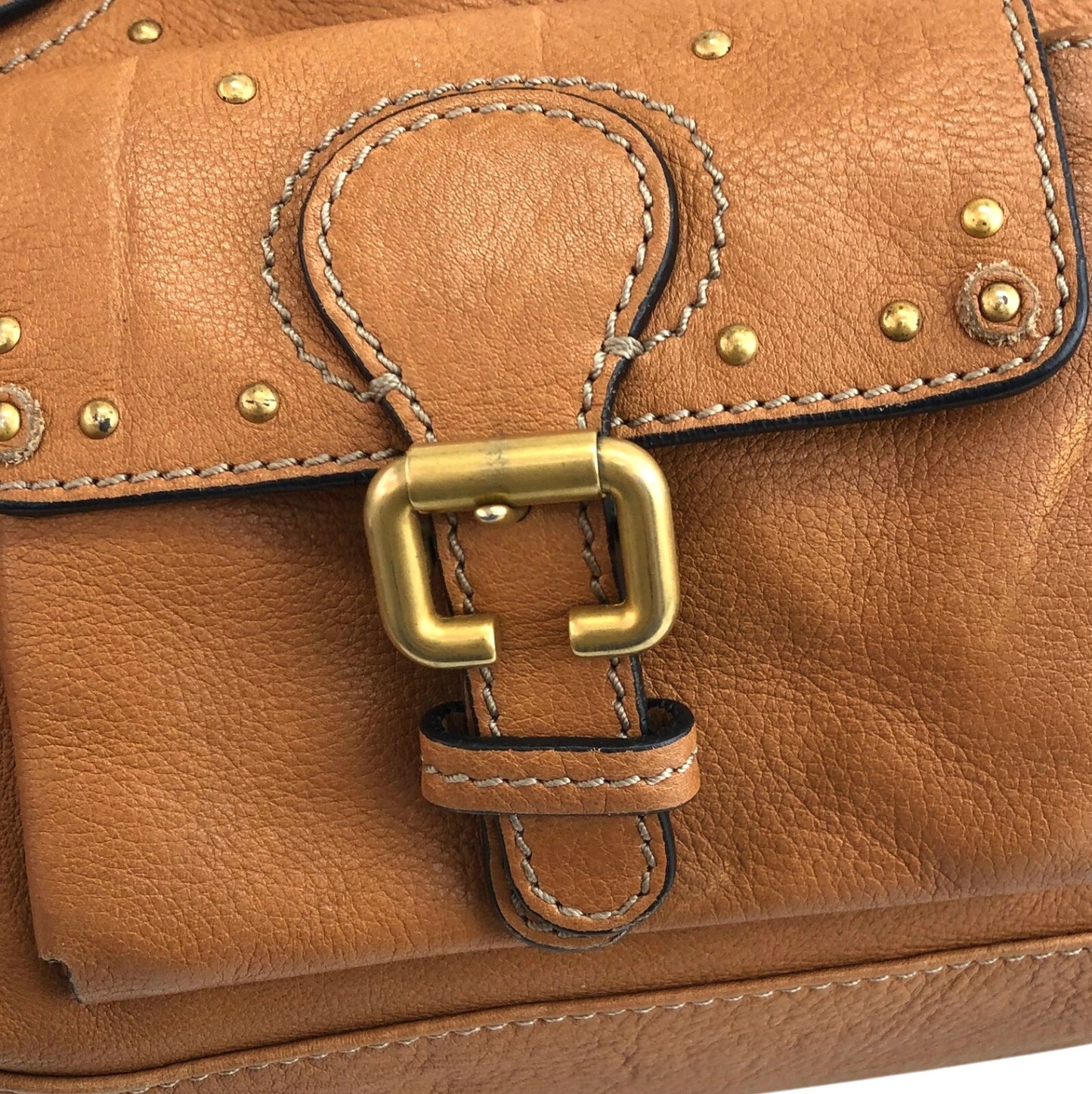 Chloe Handbag Brown Vintage chxesf