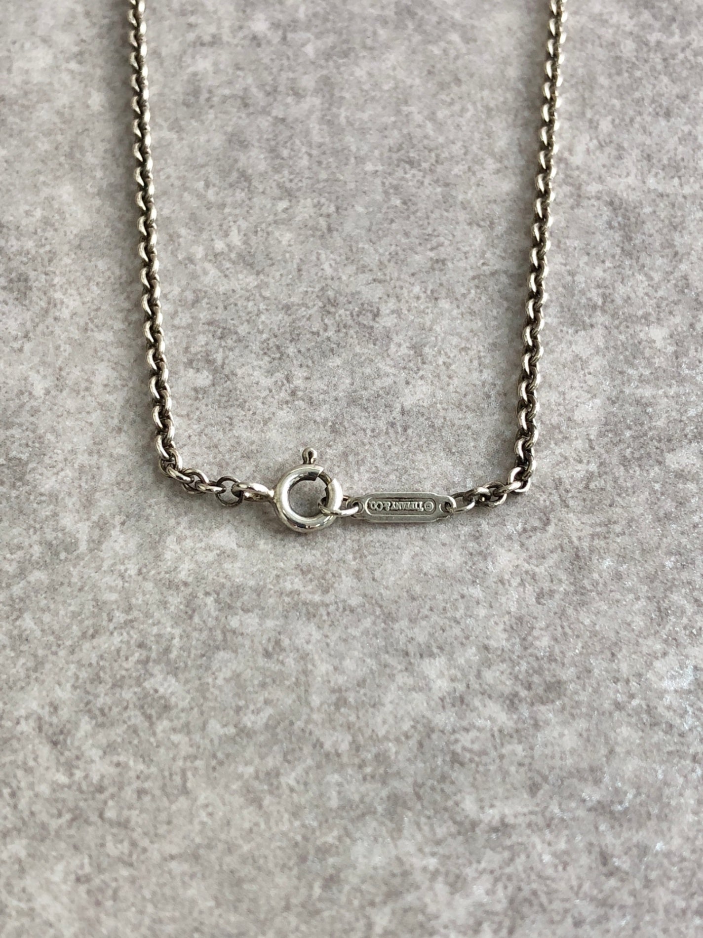 Tiffany & Co. Necklace Silver SILVER925 Vintage h6ezjs