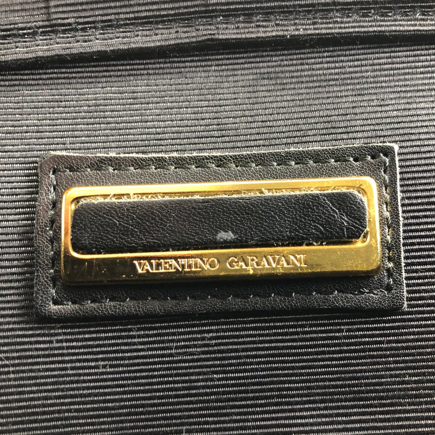VALENTINO GARAVANI 標誌手袋 黑色 Vintage bdrkye