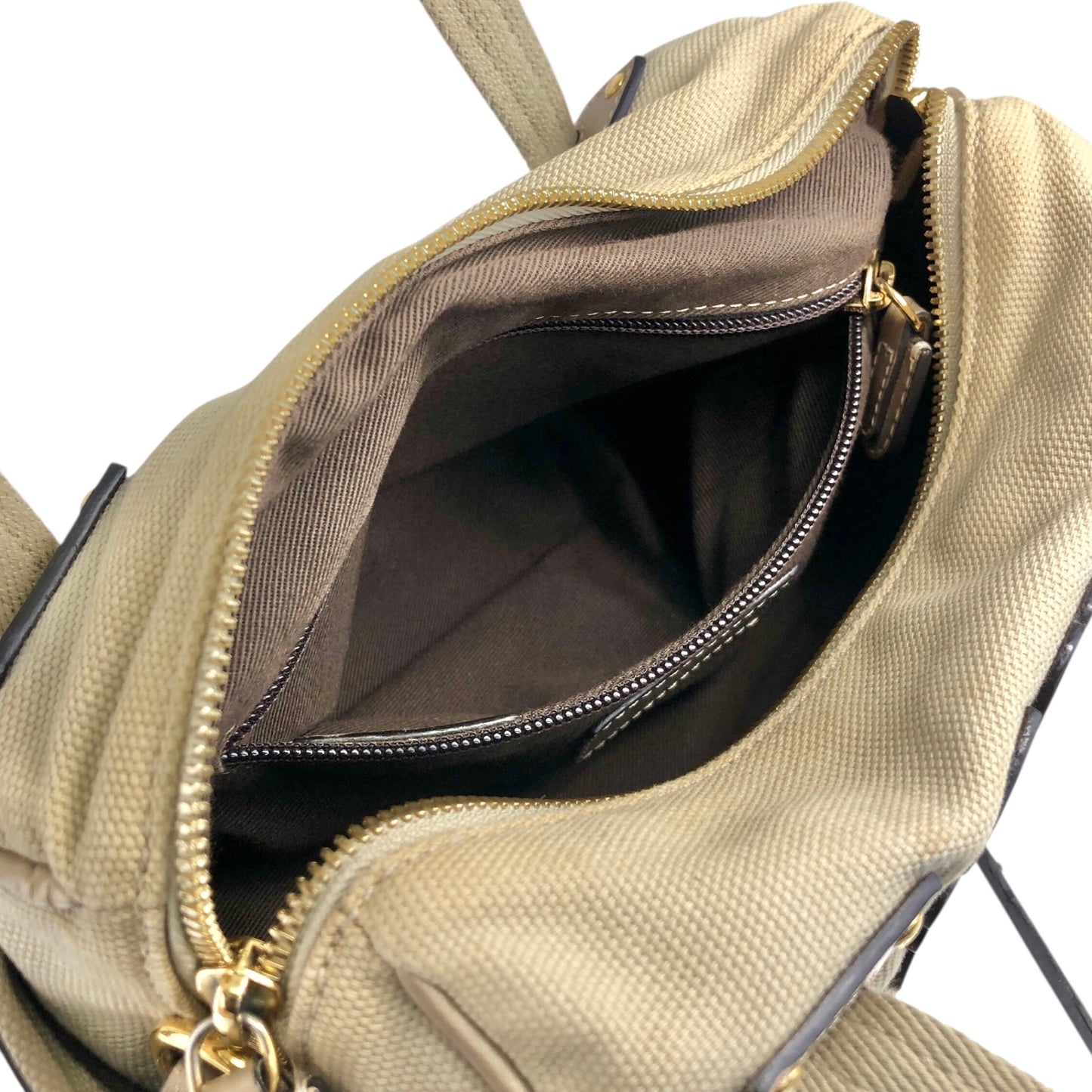 LOEWE Anagram Handbag Beige Vintage pf5sjv