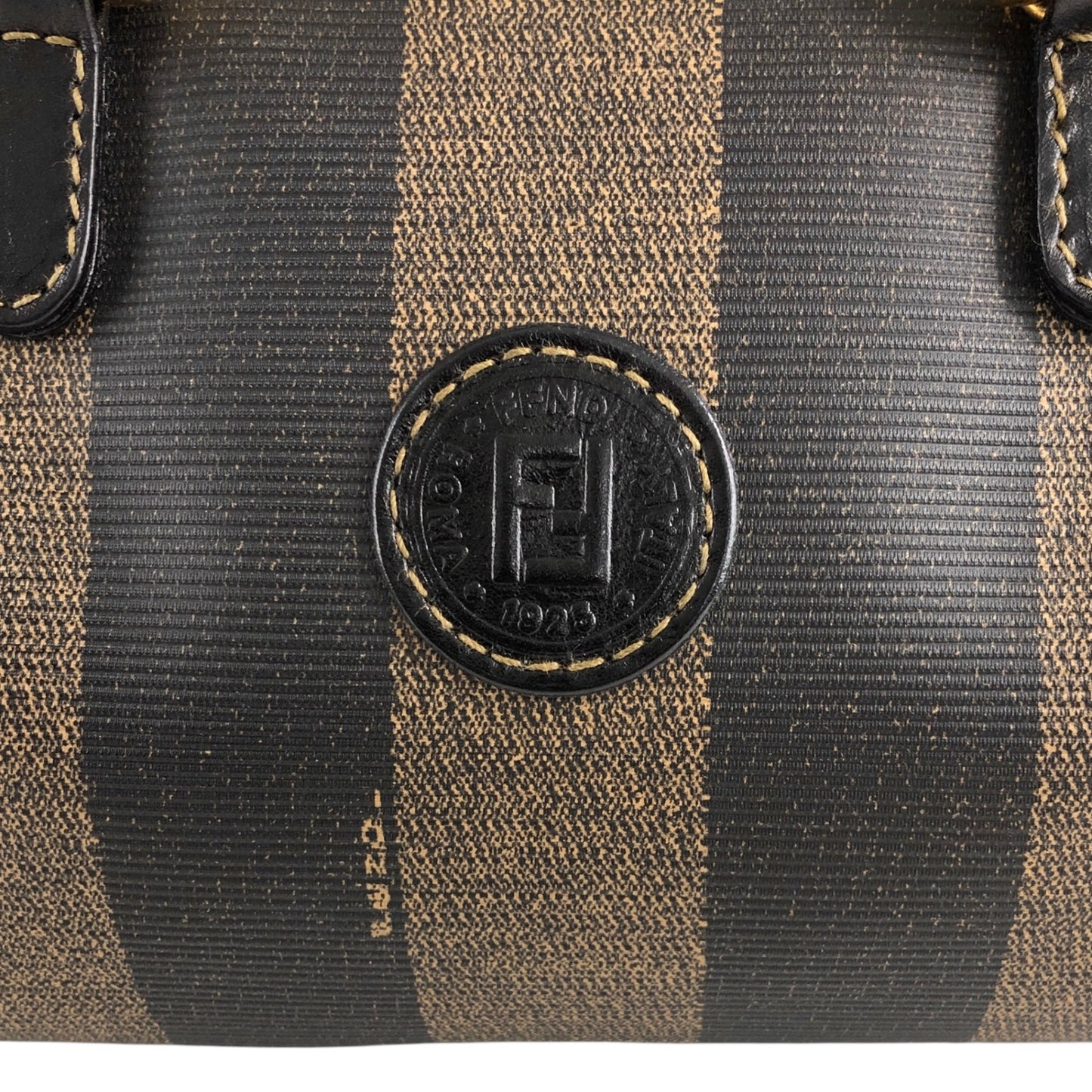 FENDI Pecan Two-way Small Handbag Shoulder bag Black Vintage aybaes