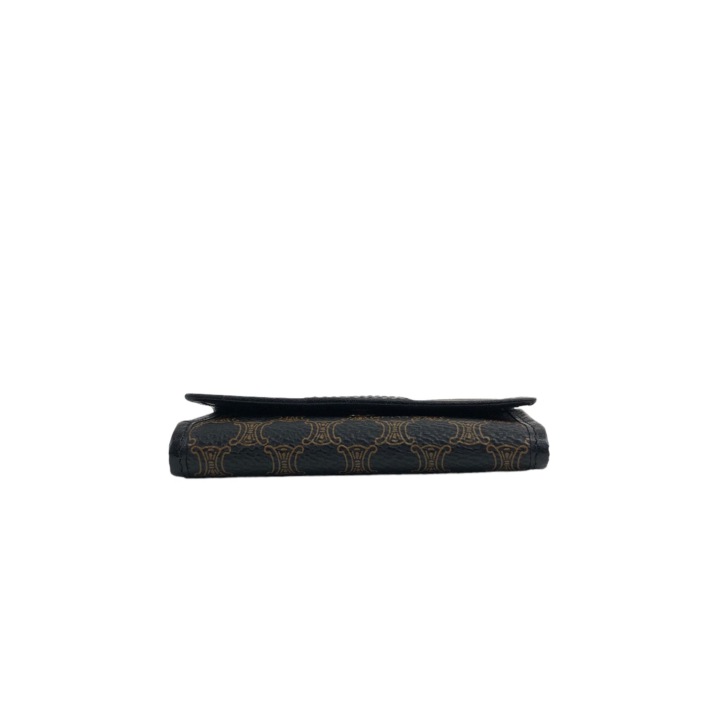 CELINE Macadam Blason 6 Key Holder Black Vintage ebnvpu