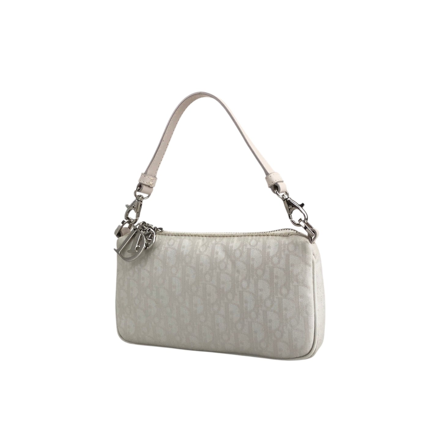 Christian Dior Trotter Charm 小手袋 白色 復古 bf3uw