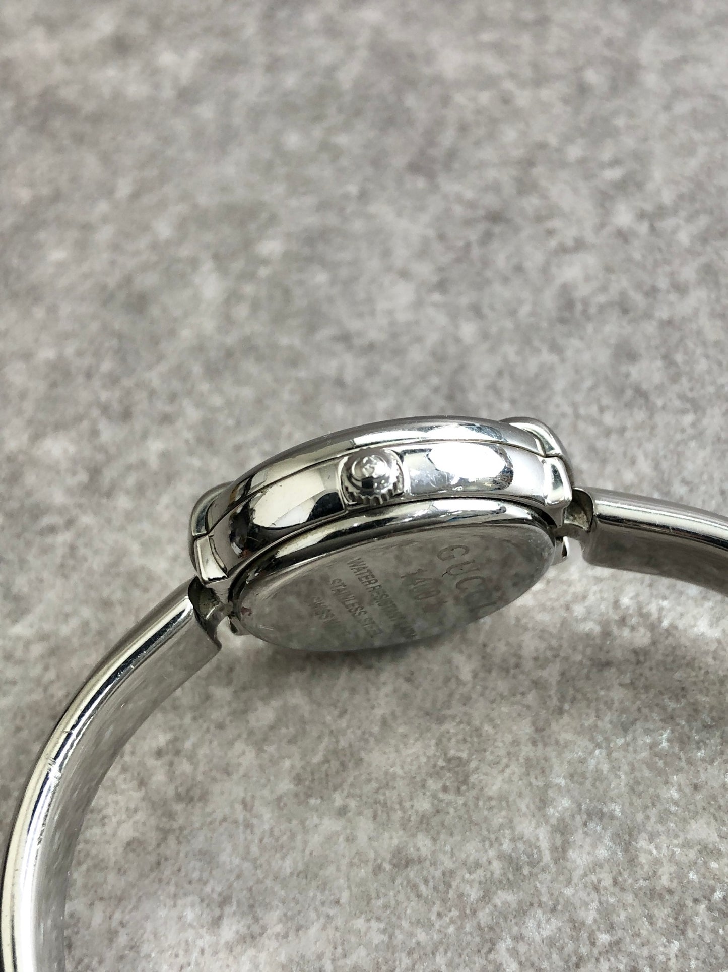 GUCCI Quartz Watch Silver 1400LVintage 8ruzxt