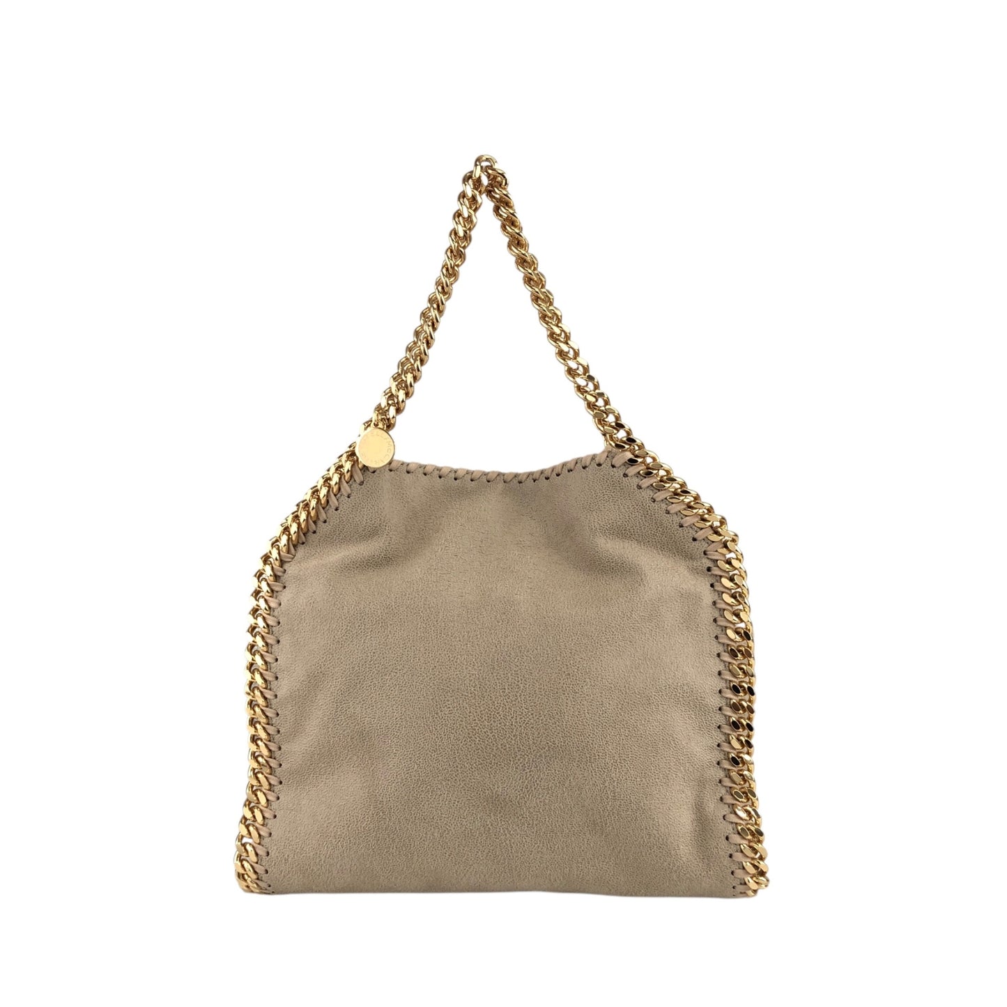 Stella McCartney Two-way Chain Handbag Shoulder bag Beige Vintage a347ka