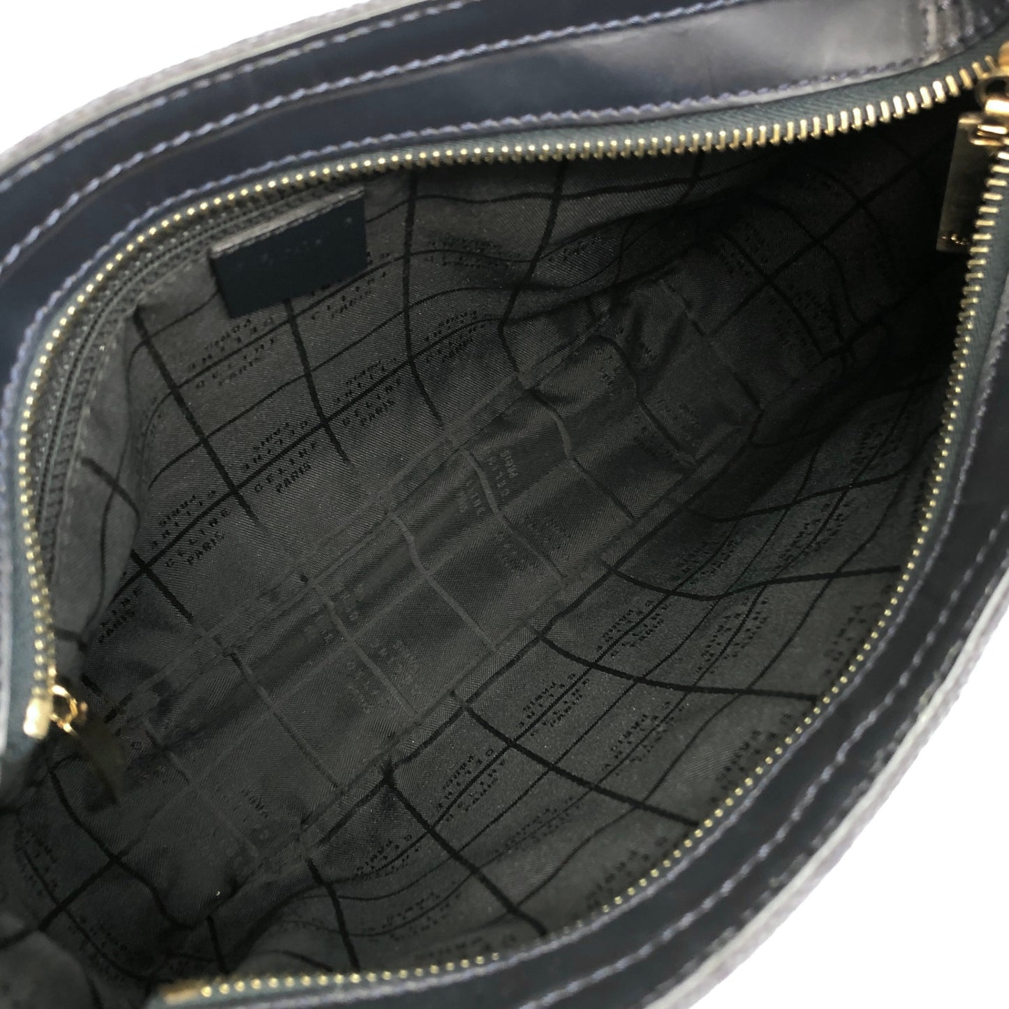 CELINE Shoulder bag Dark Navy Vintage gcrm87