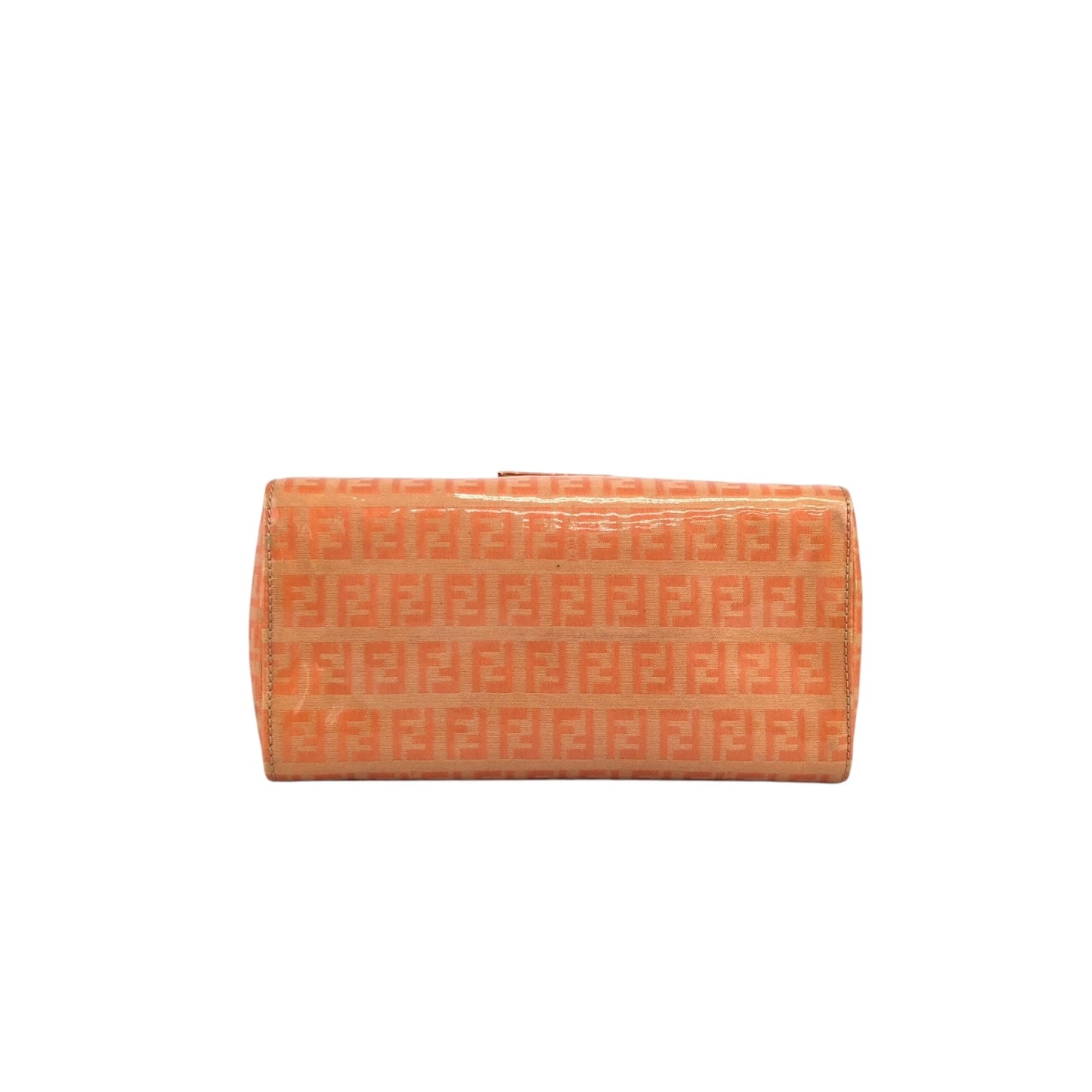 FENDI Zucchino Handbag Orange Vintage snr2vs