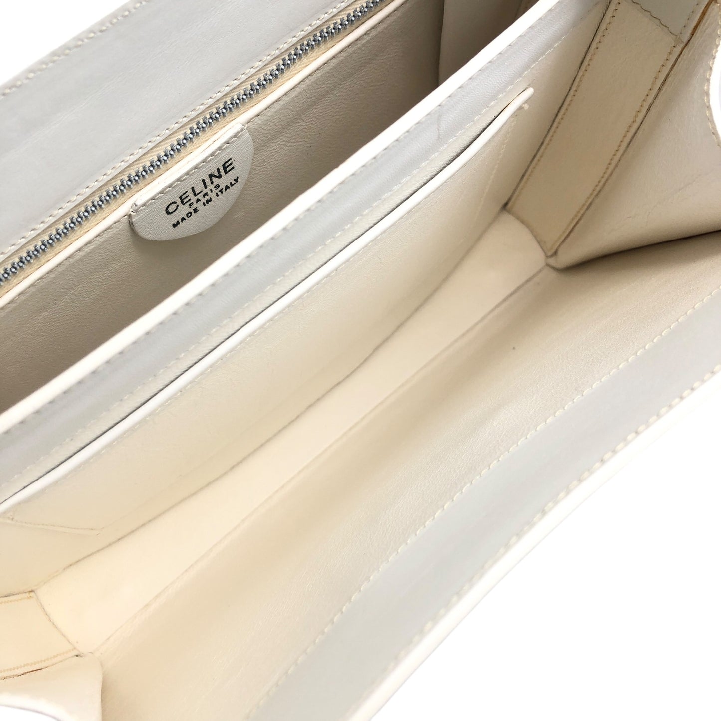 CELINE Starball Handbag White Vintage 4tutme