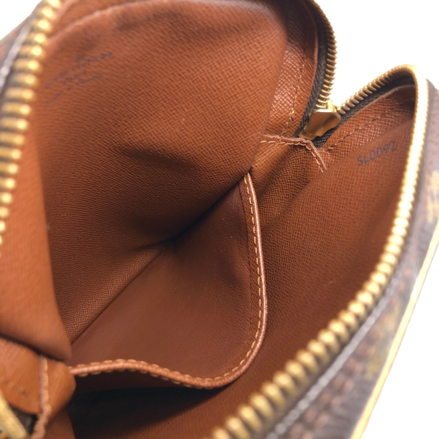 LOUIS VUITTON Monogram Shoulder bag Brown Vintage 3e3khr