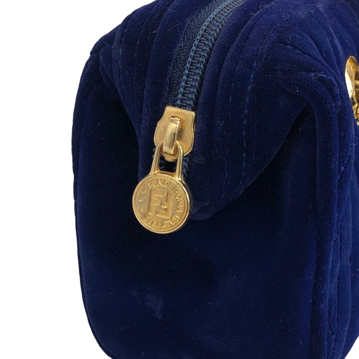 FENDI Small Shoulder bag Navy Vintage aakp8e