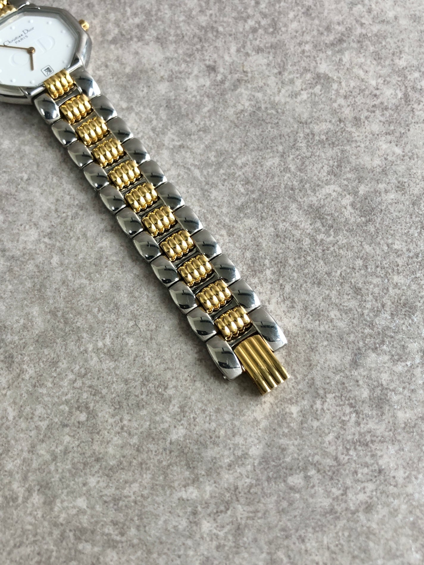 Christian Dior Watch Silver×Gold Vintage vpvxy4