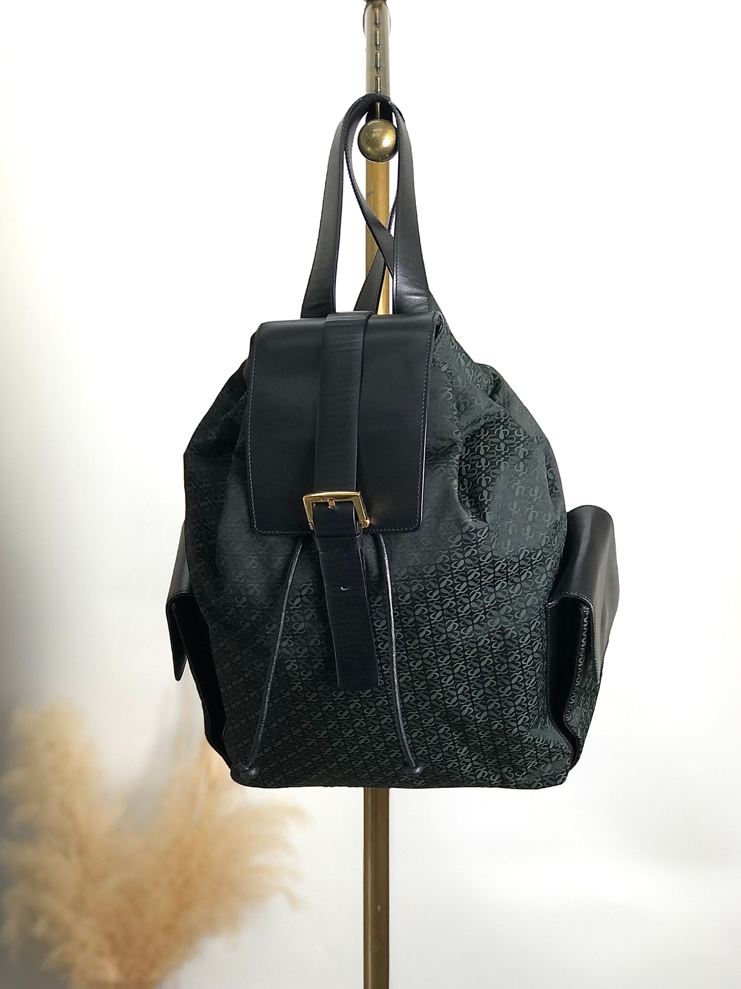 LOEWE Backpack Green Vintage si4hbw