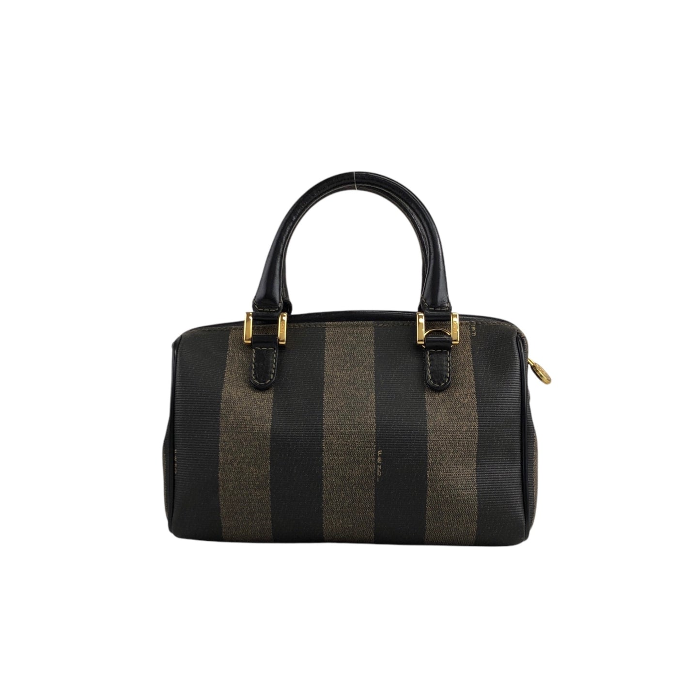 FENDI Pecan Two-way Small Handbag Shoulder bag Black Vintage aybaes