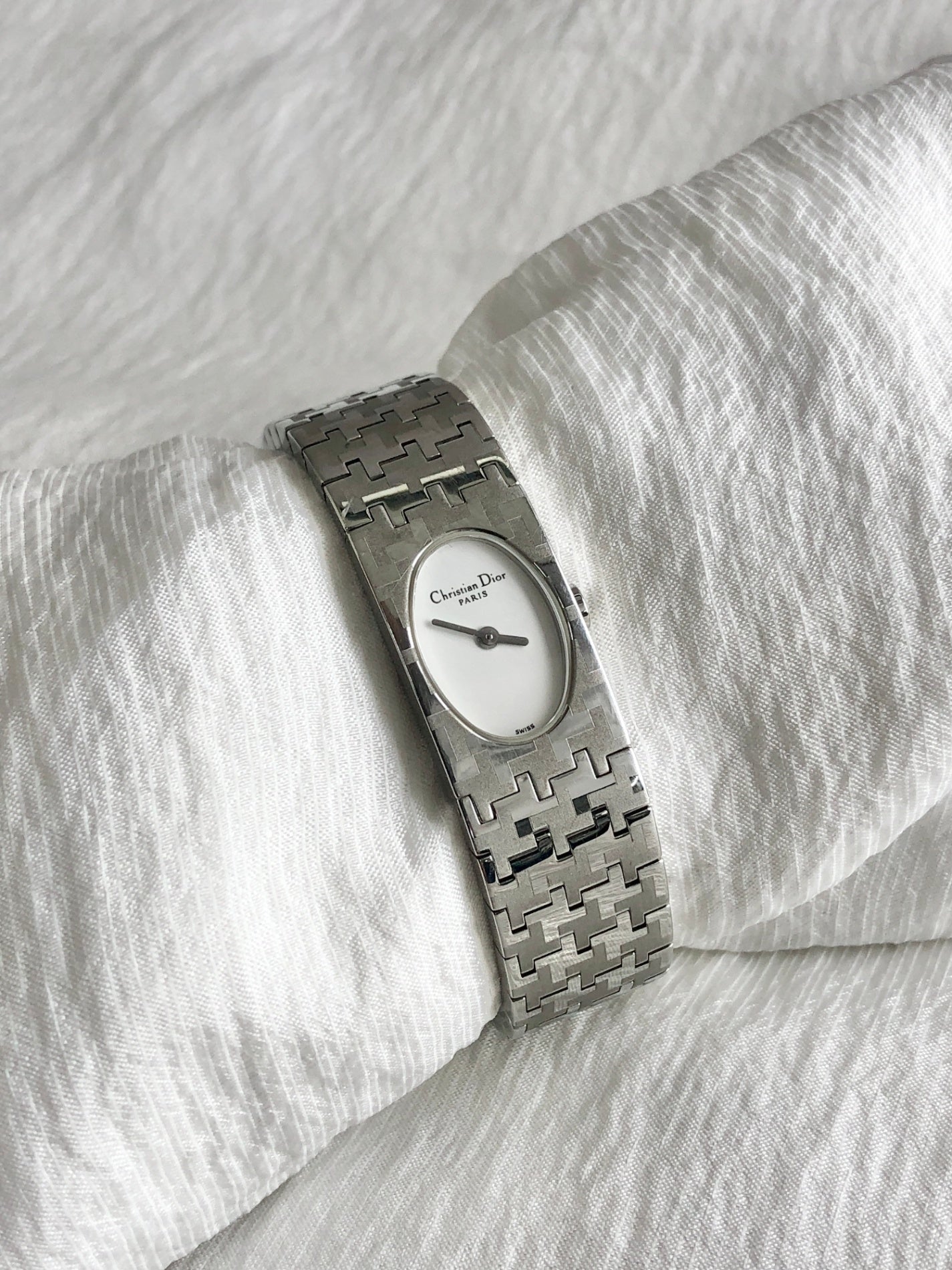 Christian Dior Watch Silver D70-100 Vintage j2ikyh