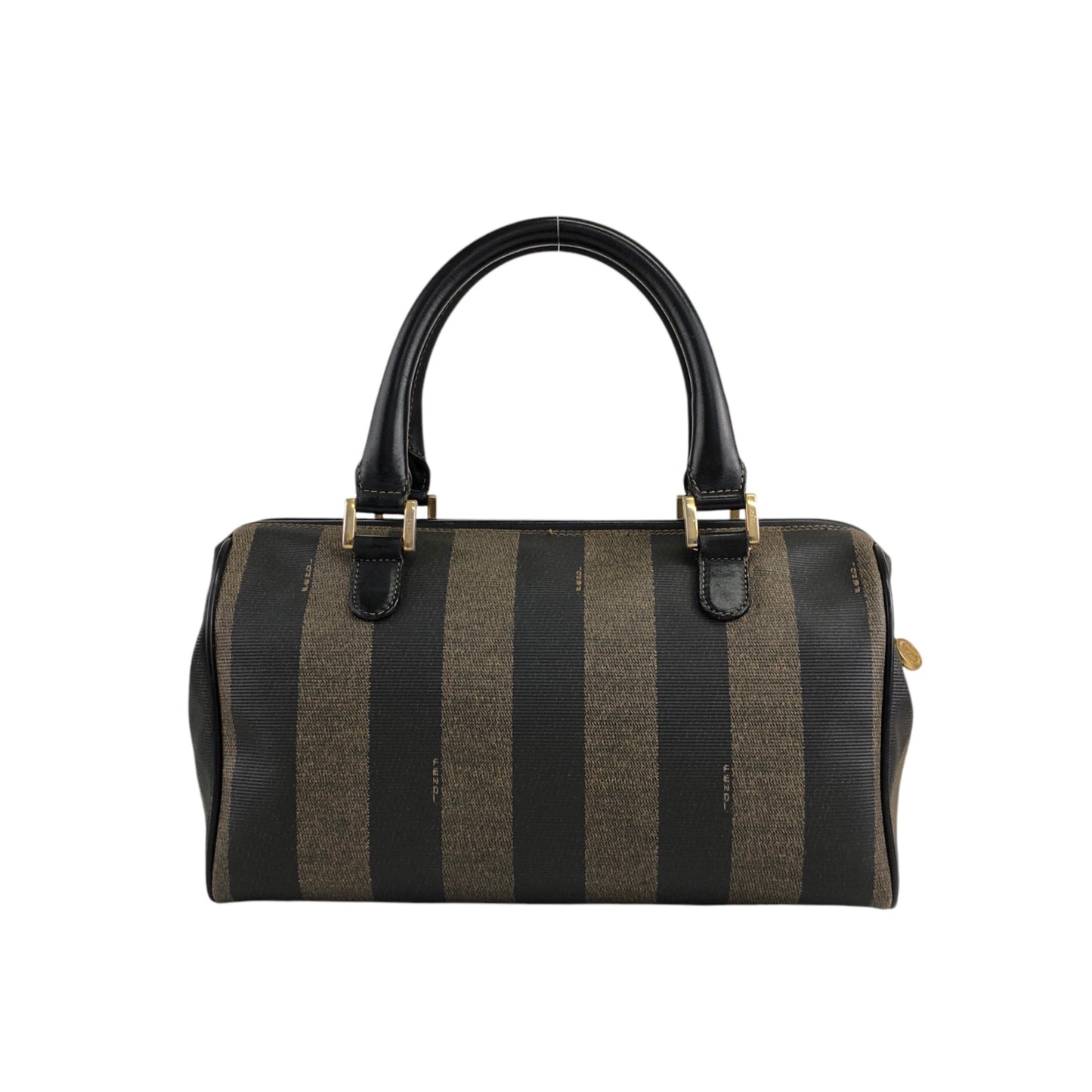 FENDI Pecan Two-way Small Boston bag Shoulder bag Black Vintage euc5vh