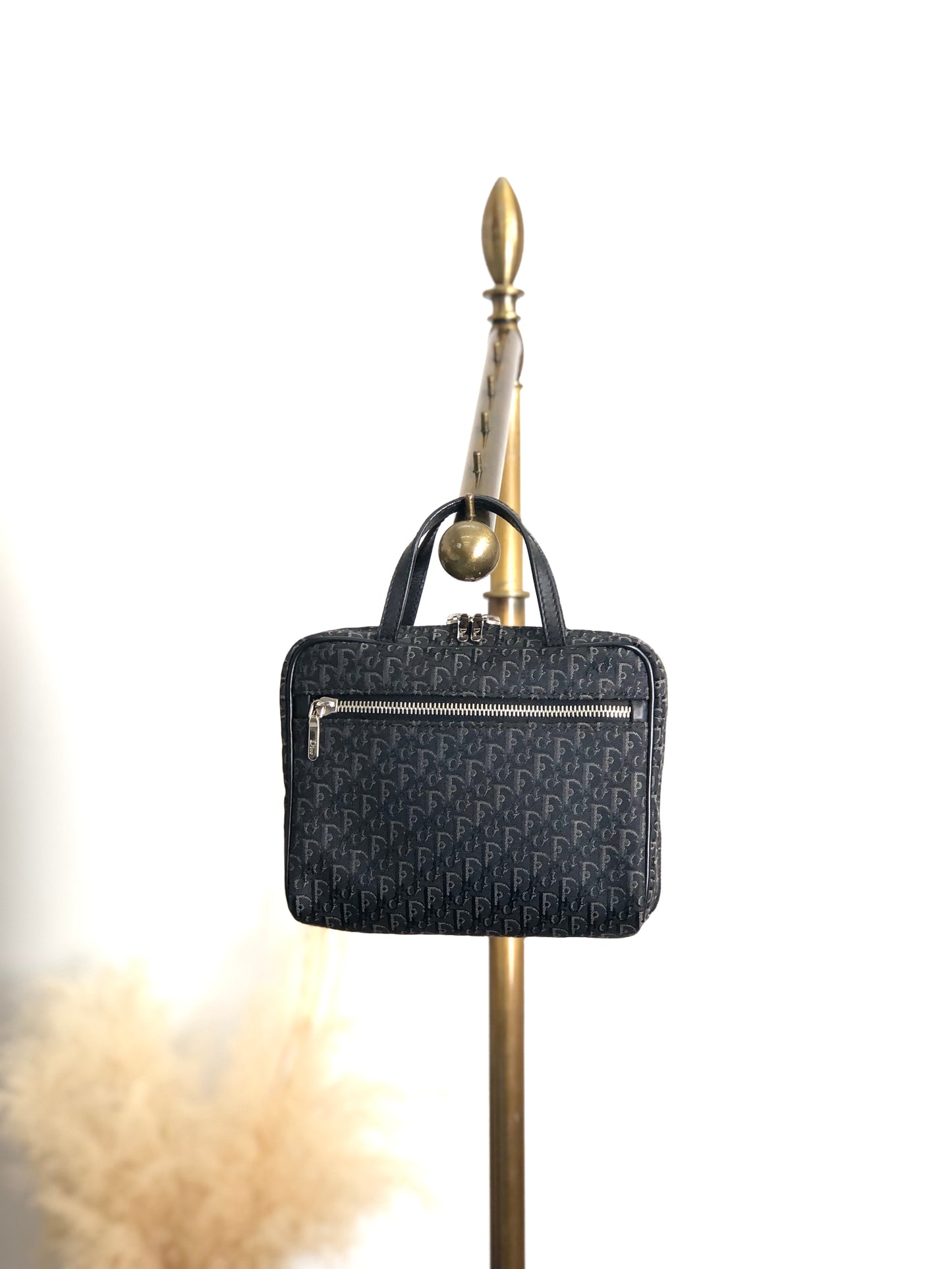 Christian Dior Trotter 手袋 黑色 復古 77mucw