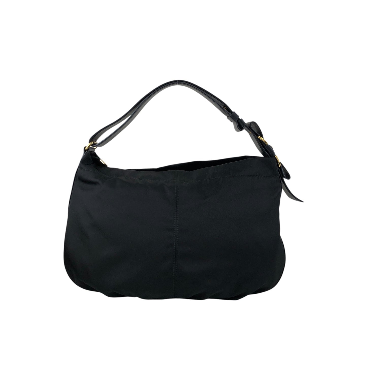 Salvatore Ferragamo Vala Ribbon Shoulder bag Hobobag Black Vintage ayh78w