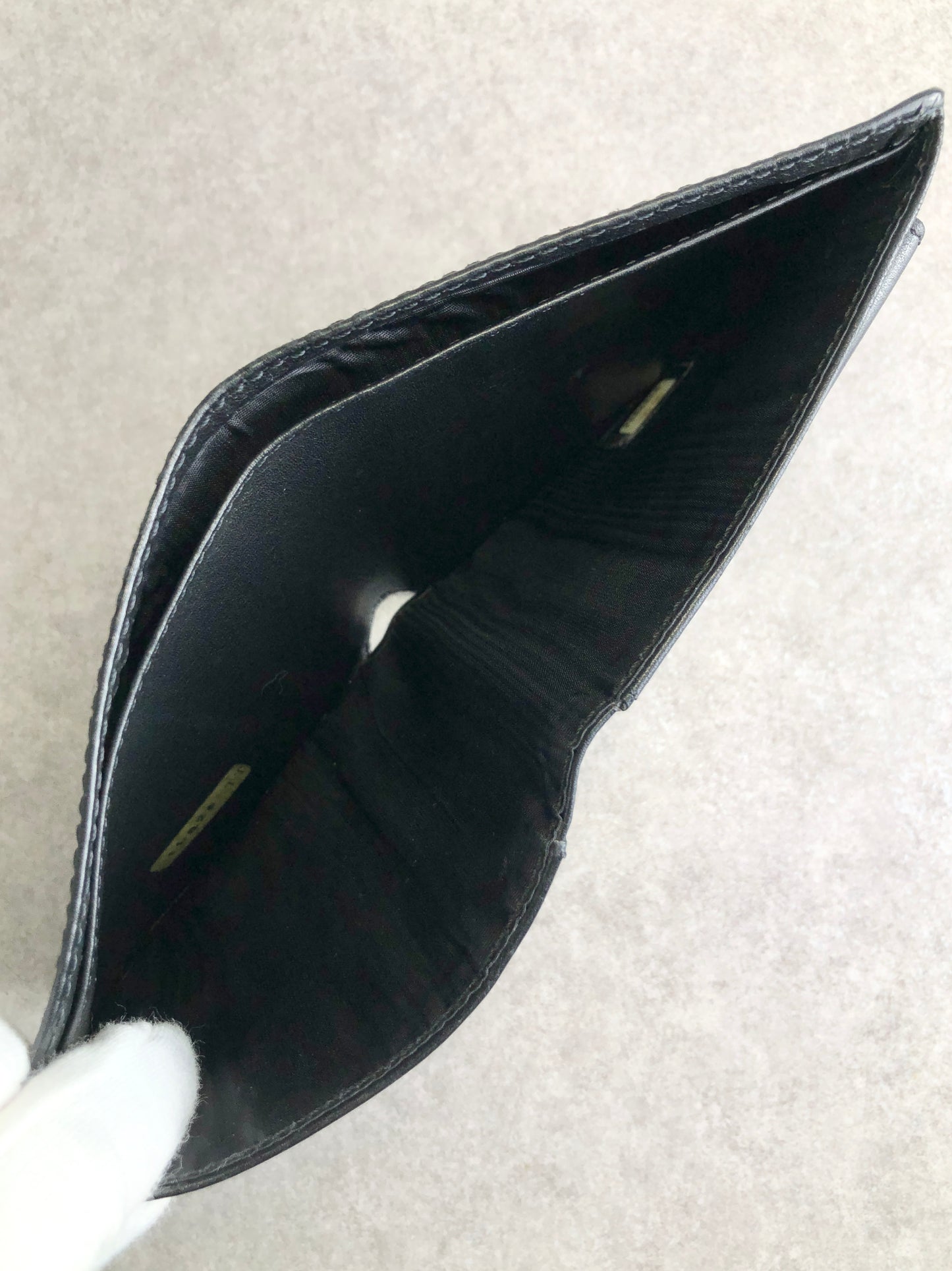 CHANEL Coco Mark 折疊皮夾 黑色 復古 6hacdc