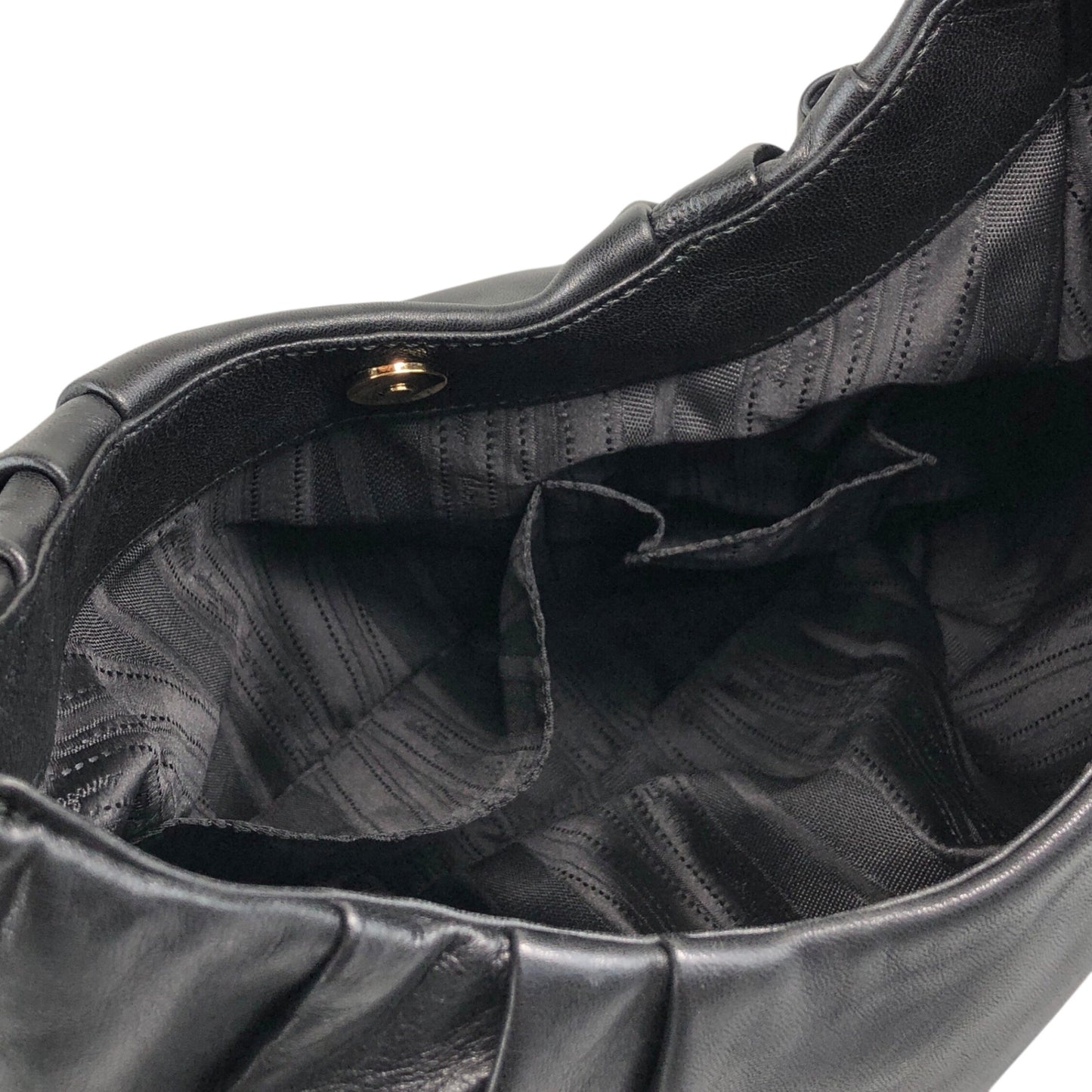 Salvatore Ferragamo Vala Ribbon Shoulder bag Hobobag Black Vintage nbxkia