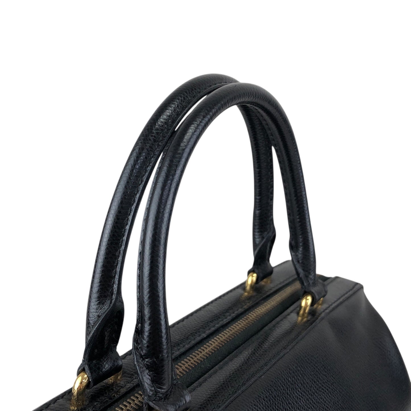 CELINE Two-way Small Boston bag Shoulder bag Black Vintage mh45yy