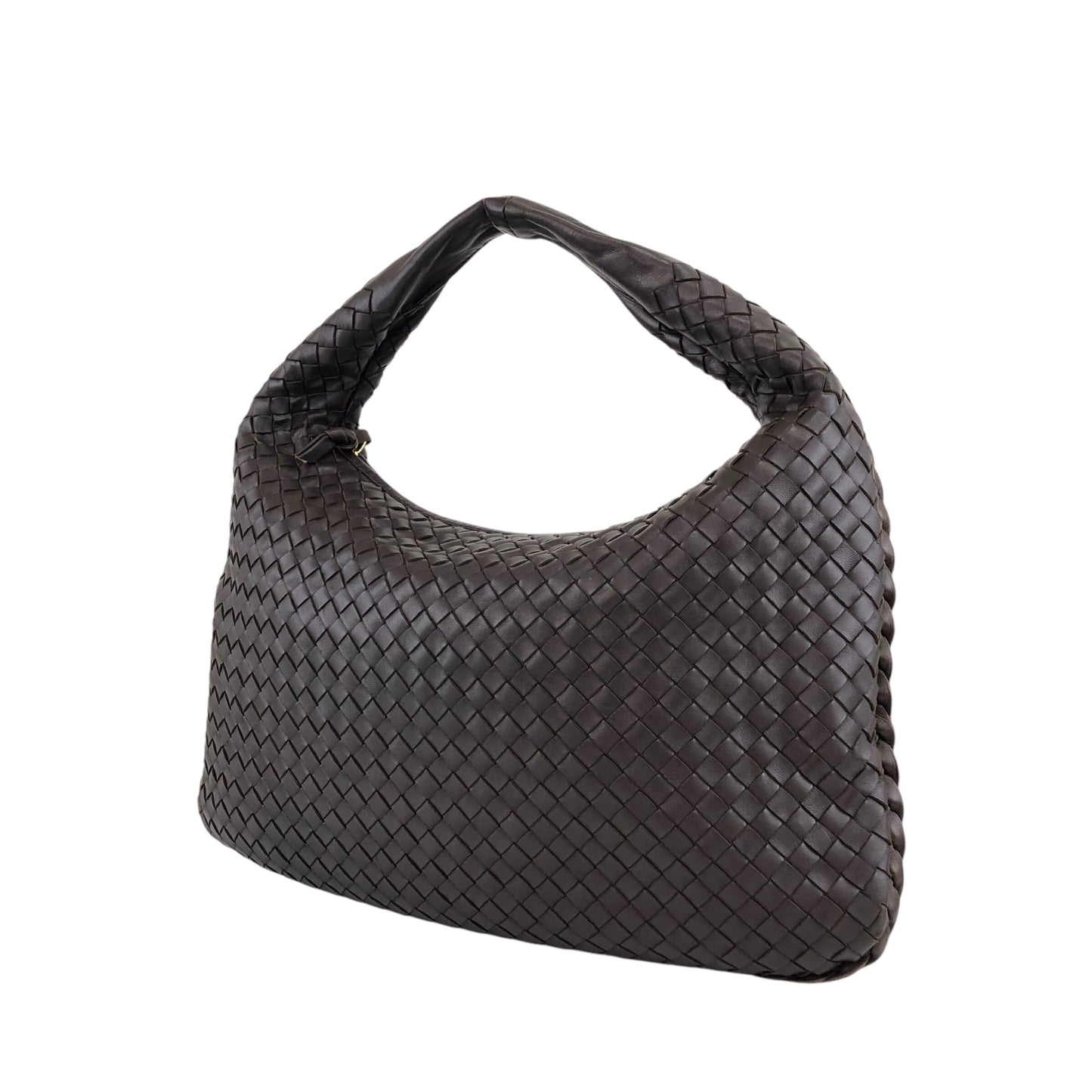 Bottega Veneta Intrecciato 單肩包 Hobobag 棕色 復古 p4gezk