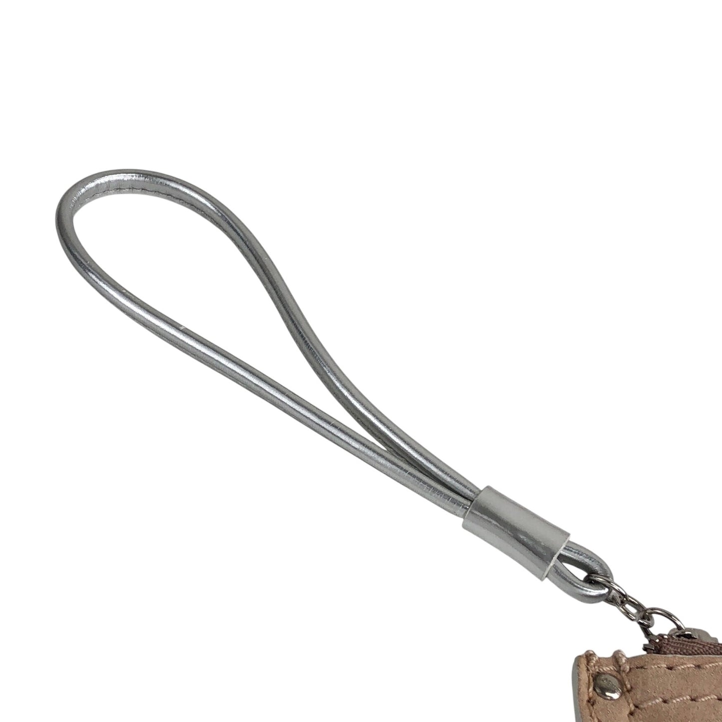 LOEWE Anagram Clutch bag Beige×Silver Vintage 6kjxsb