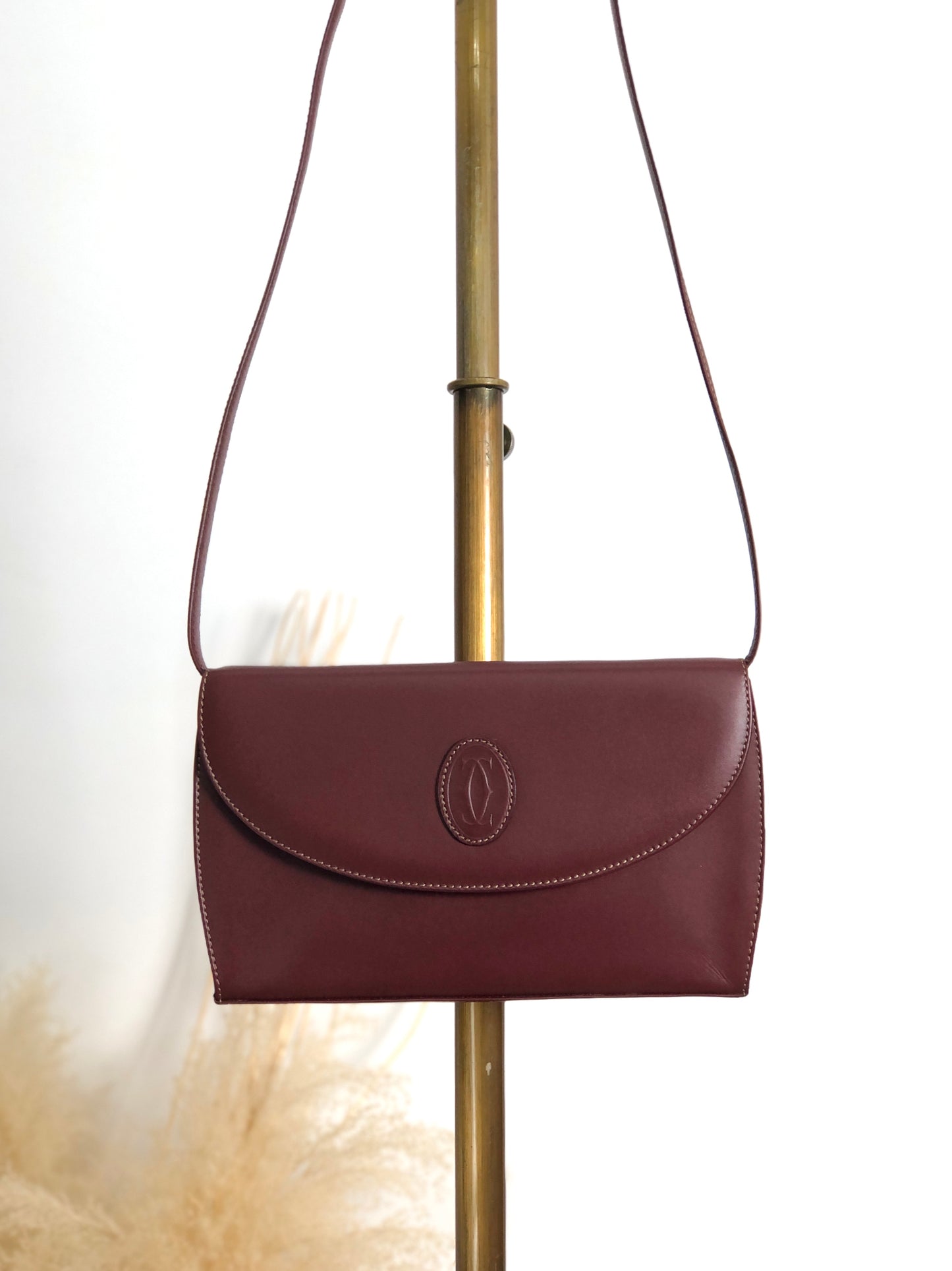 Cartier Shoulder bag Bordeaux Vintage jasskc
