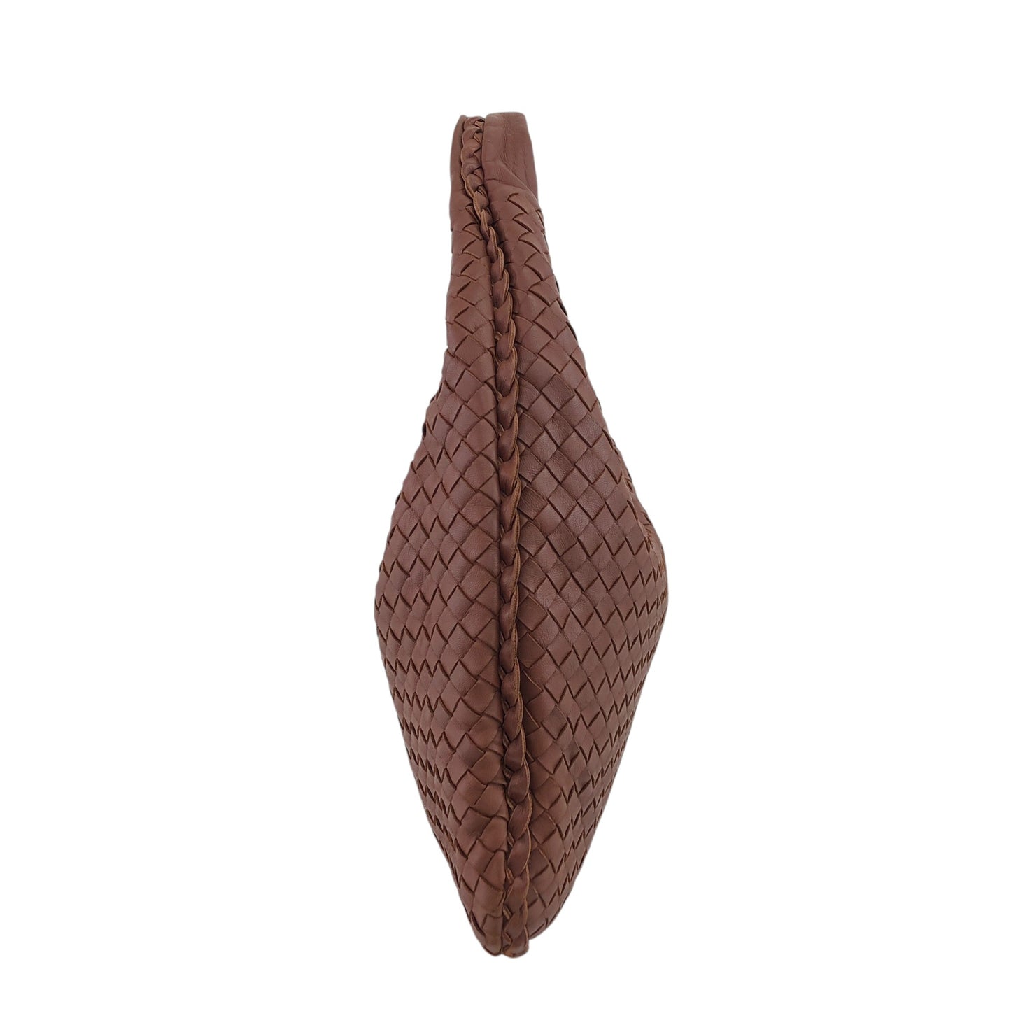 Bottega Veneta Intrecciato Shoulder bag Hobobag Brown Vintage dnw2ax