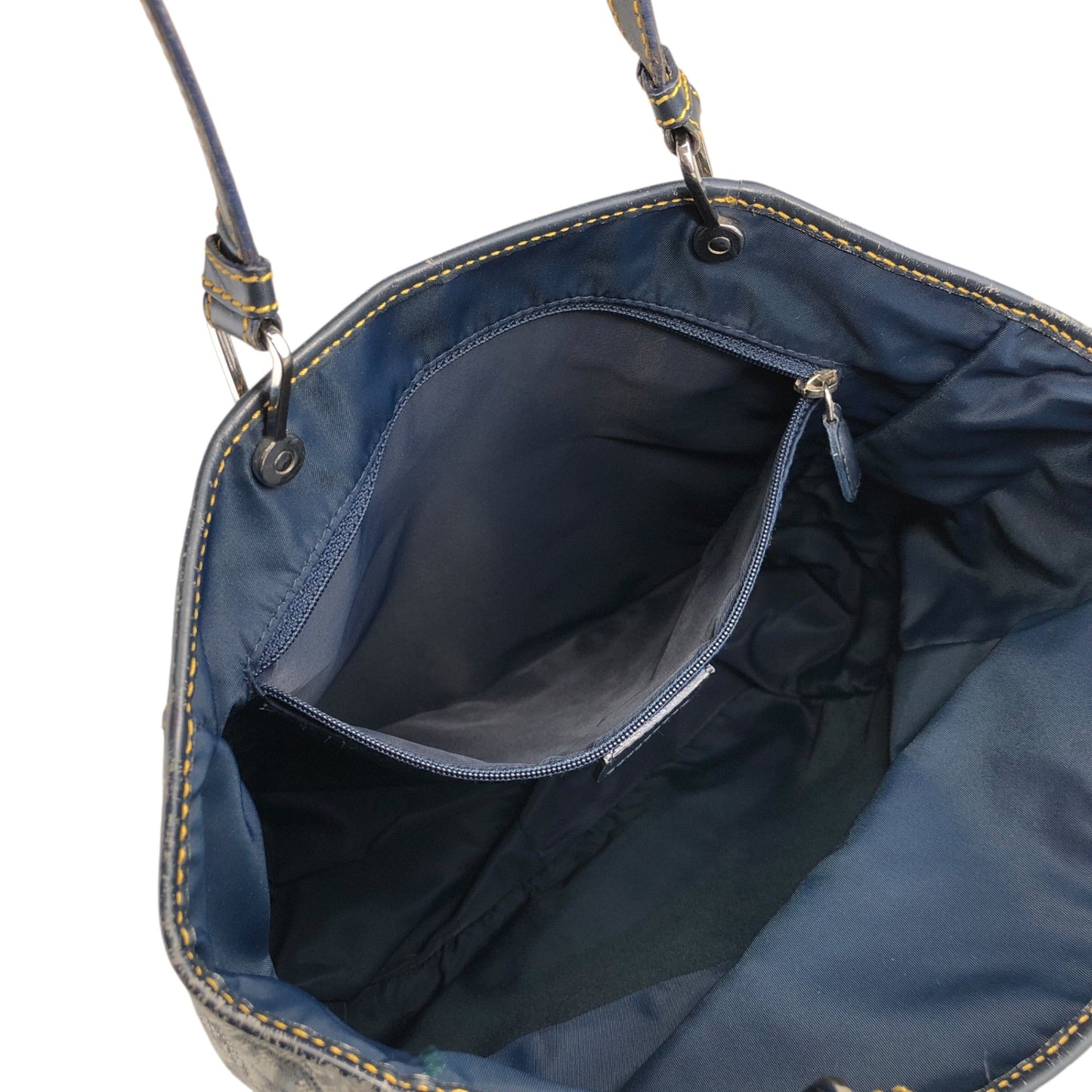 Christian Dior Trotter Totebag Navy Vintage mf286d