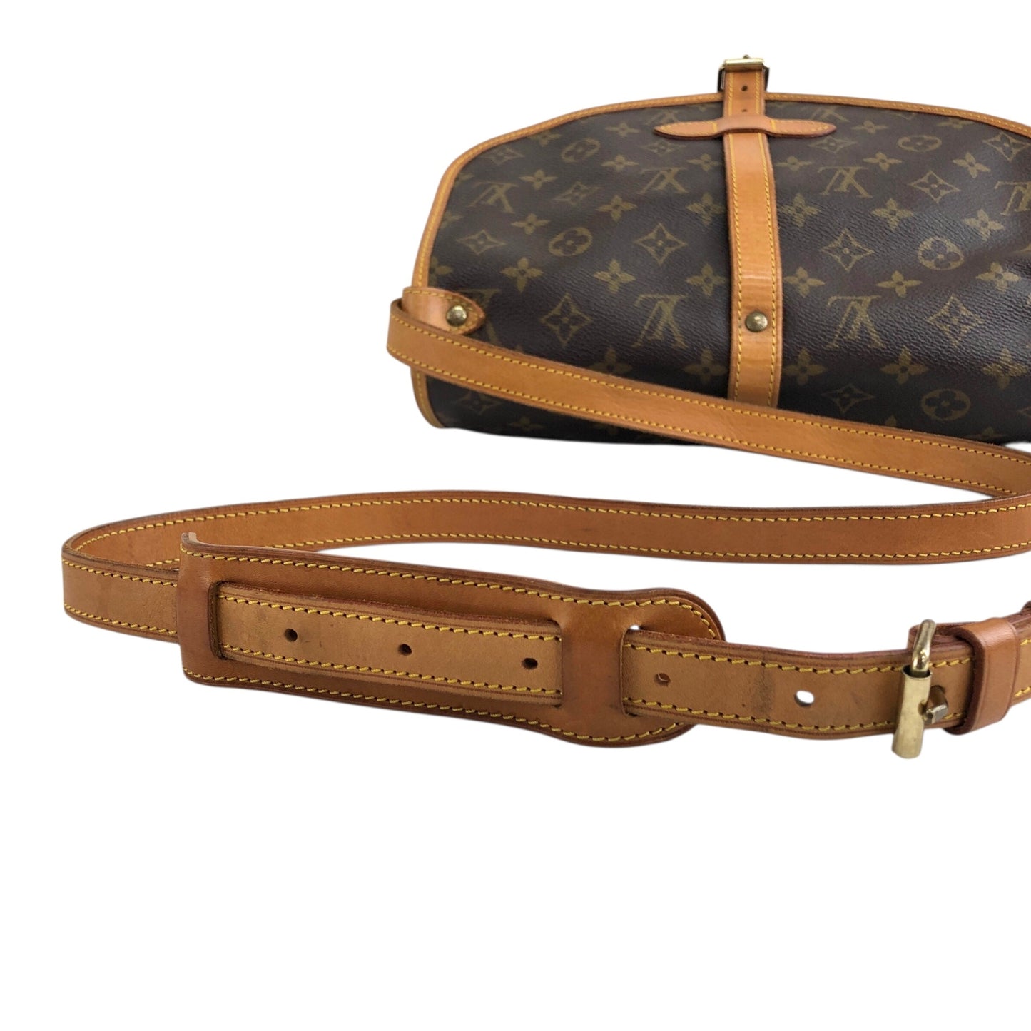 LOUIS VUITTON Monogram Shoulder bag Brown M42256 Vintage eirzhg