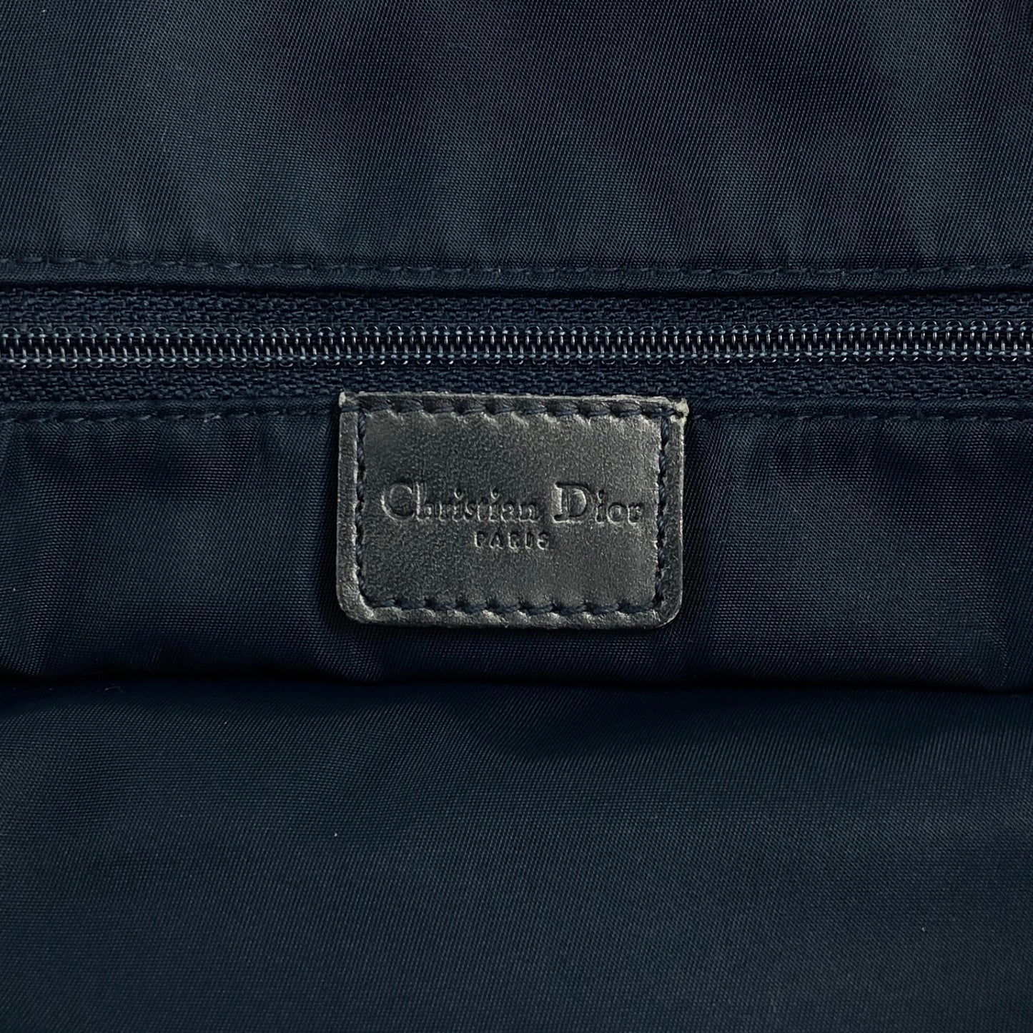 Christian Dior Trotter Totebag Navy Vintage mf286d