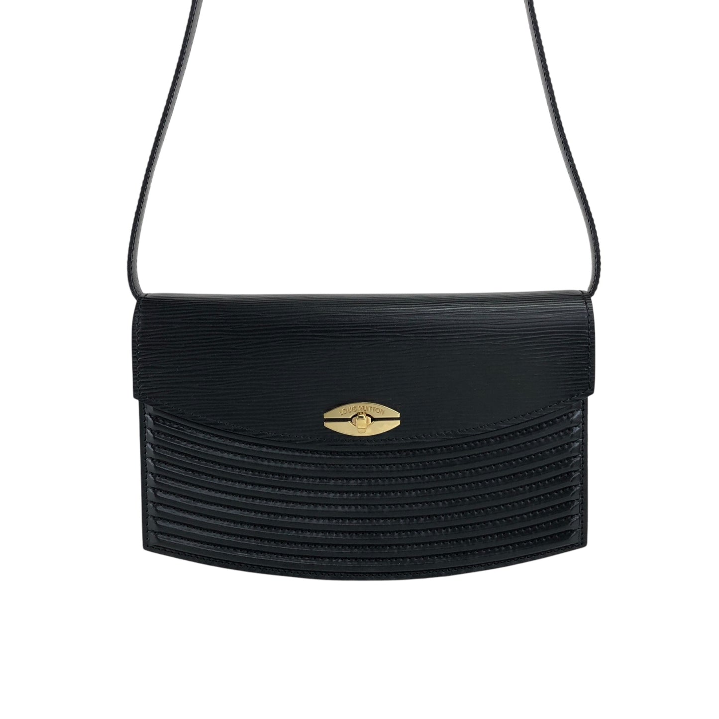 LOUIS VUITTON Epi 單肩包 黑色 M52562 復古 vdkgmn