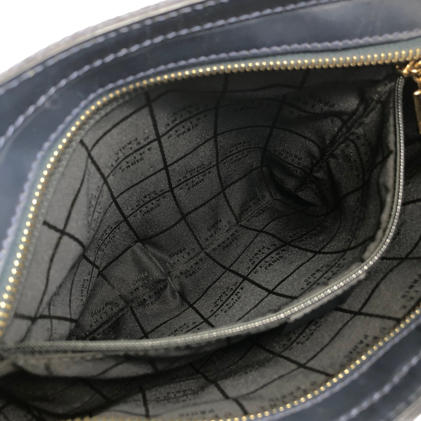 CELINE Shoulder bag Dark Navy Vintage gcrm87