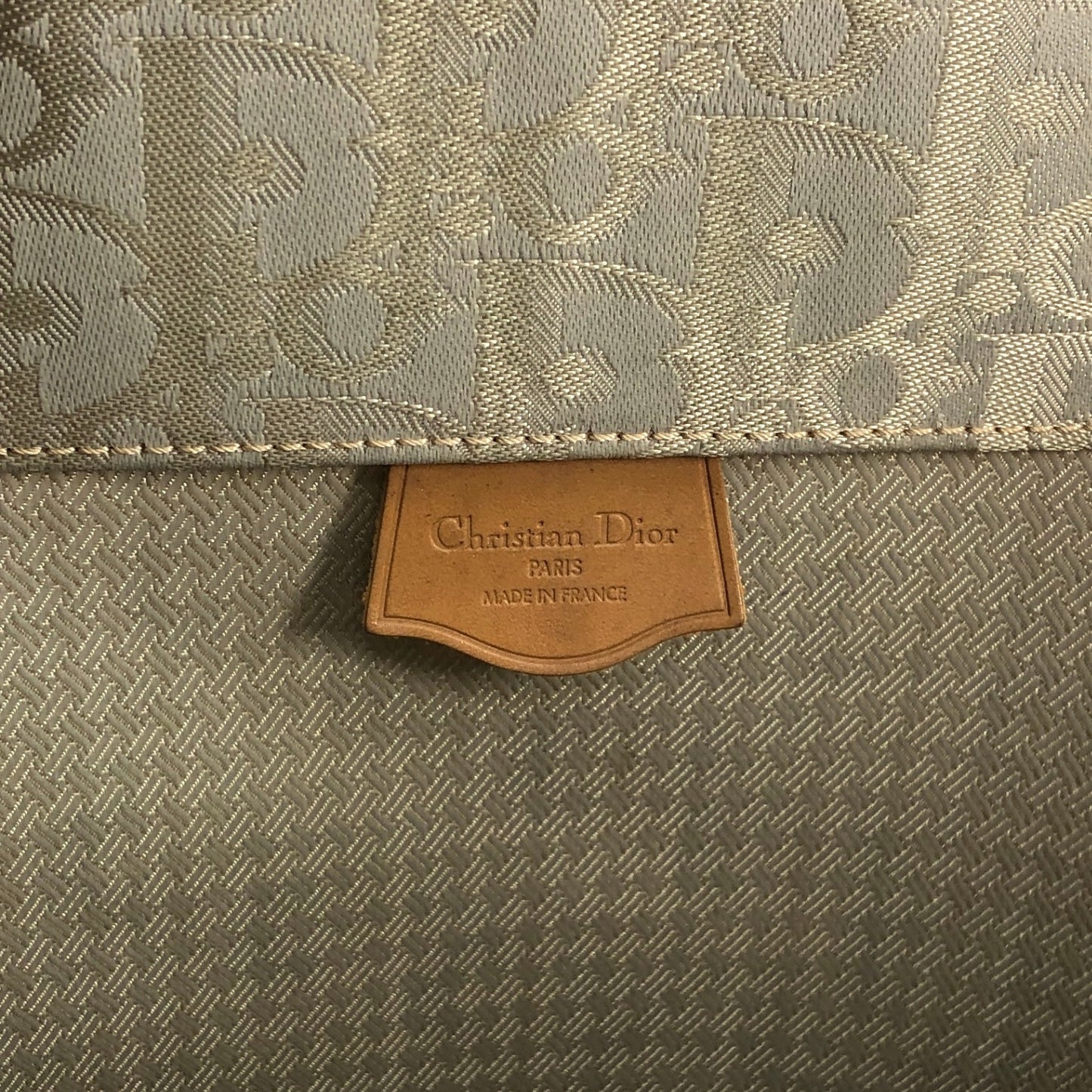 Christian Dior Trotter 抽繩單肩包 米色 復古 hcjcsd