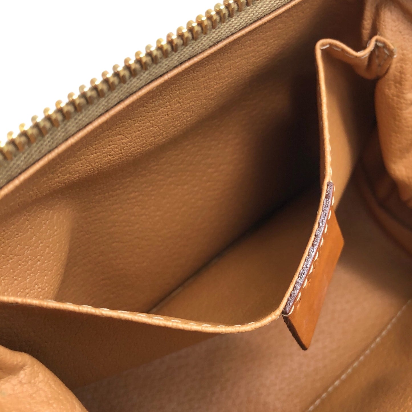CELINE Macadam Blason Pouch Brown Vintage chci53