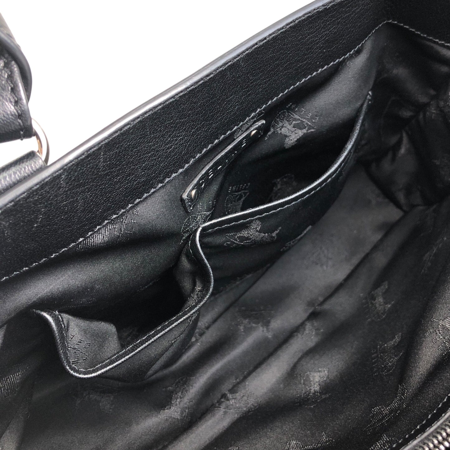 CELINE Horse Carriage Handbag Black Vintage ecwu4y