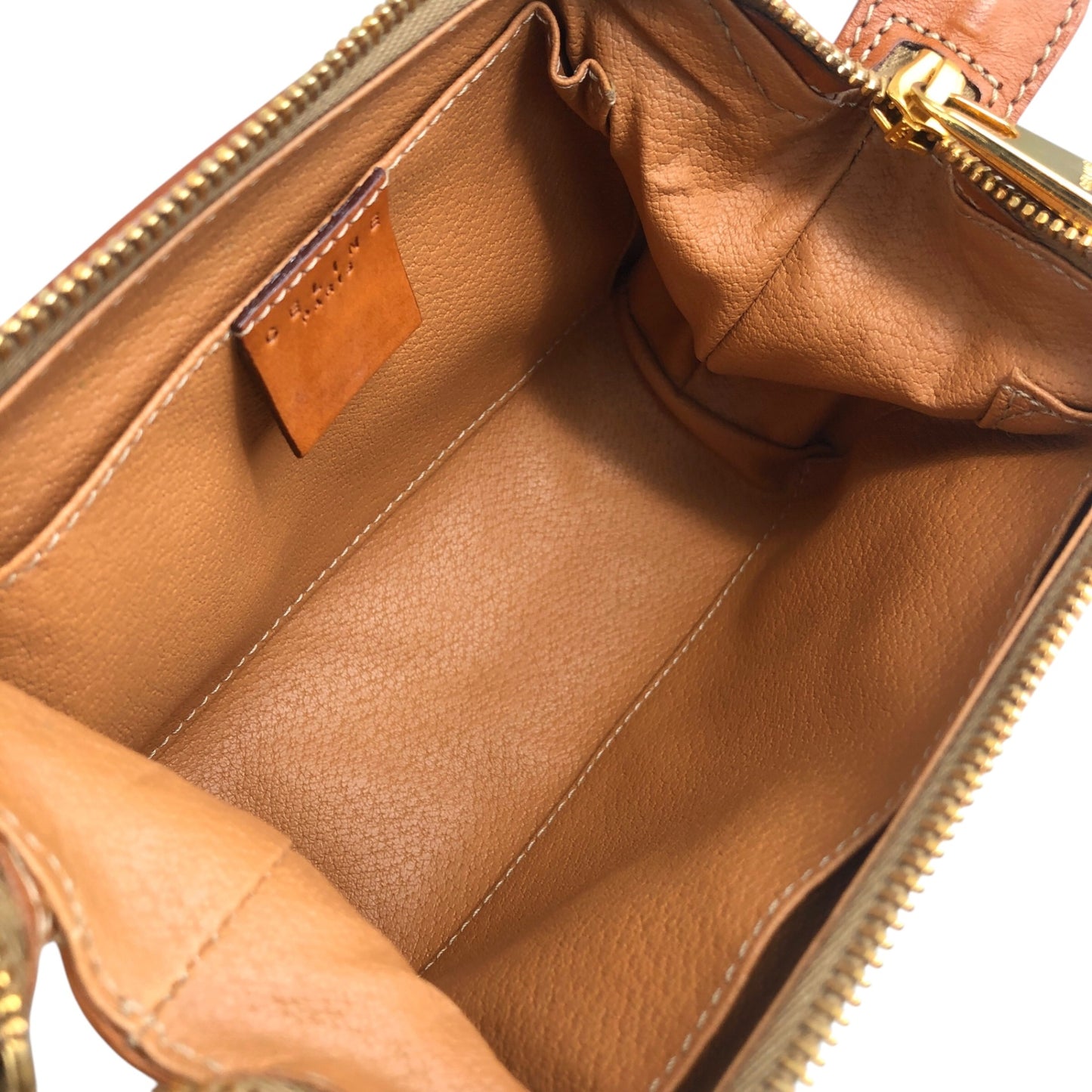 CELINE Macadam Blason Pouch Brown Vintage chci53