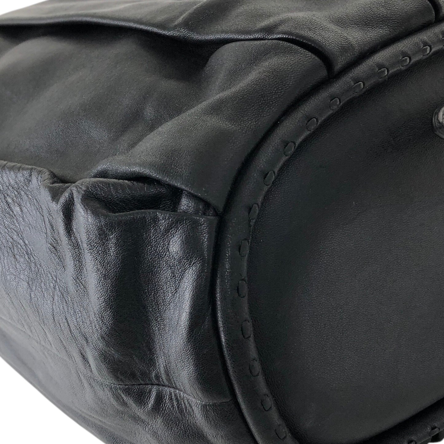 Christian Dior CD Logo Motif Shoulder bag Black Vintage vvdiyc