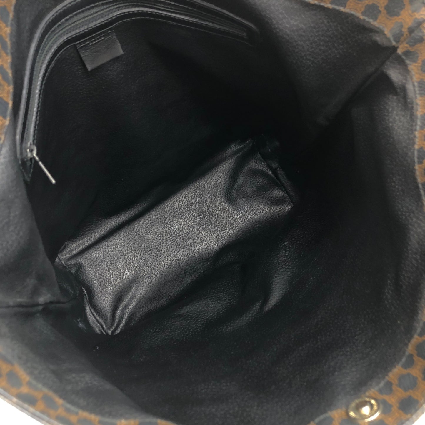 CELINE Macadam Blason Shoulder bag Totebag Black Vintage kxsx5u