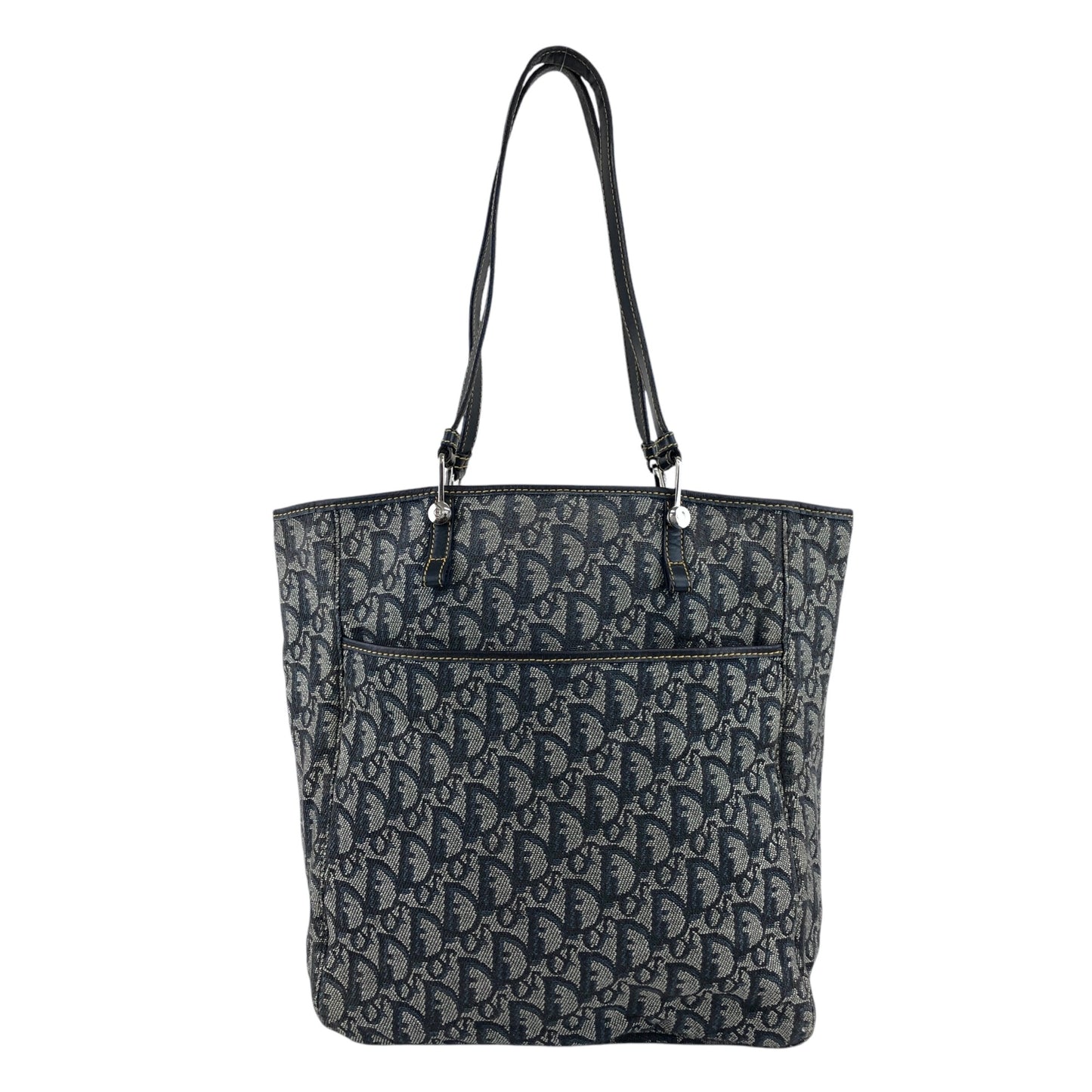 Christian Dior Trotter Totebag Navy Vintage mf286d