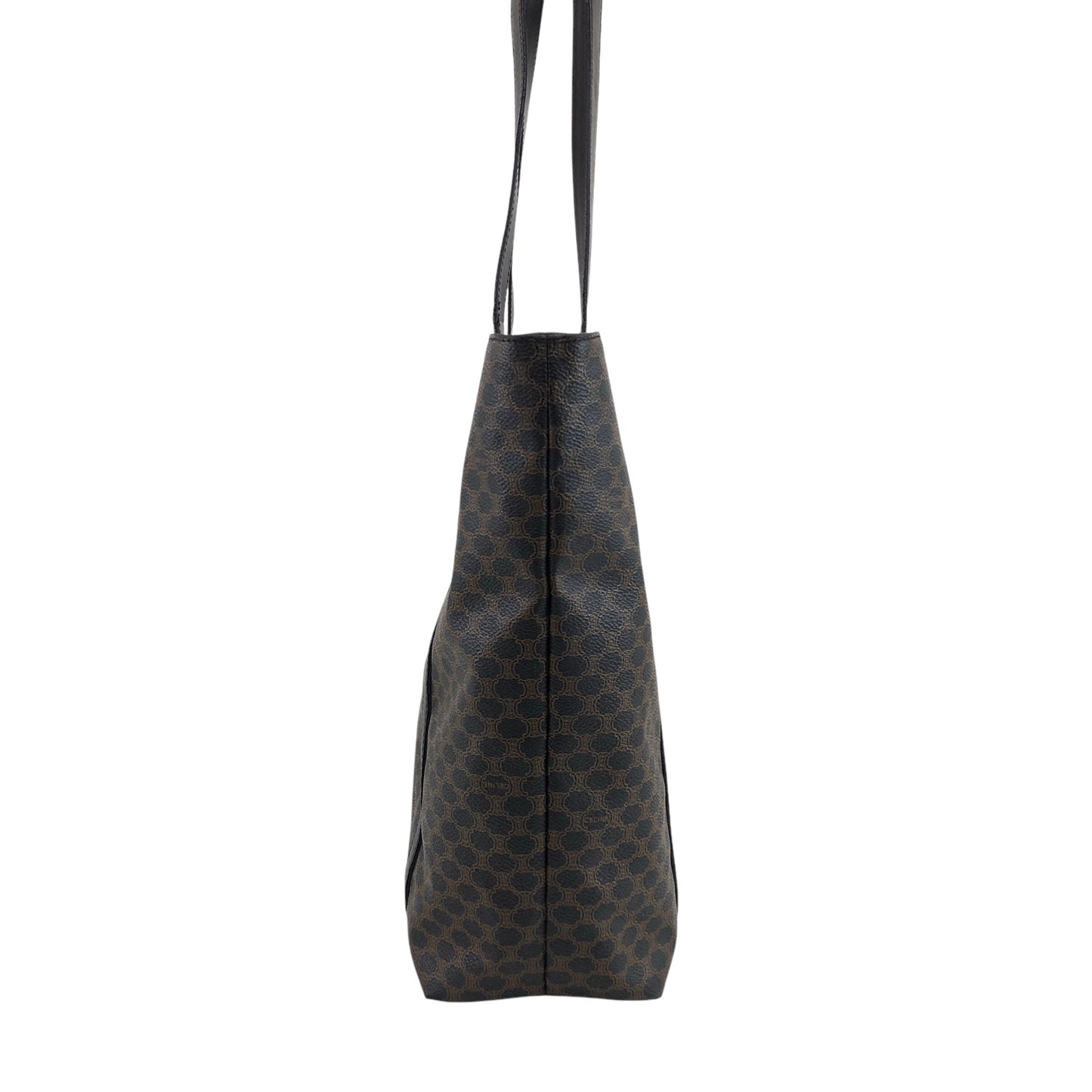 CELINE Macadam Blason Shoulder bag Totebag Black Vintage kxsx5u