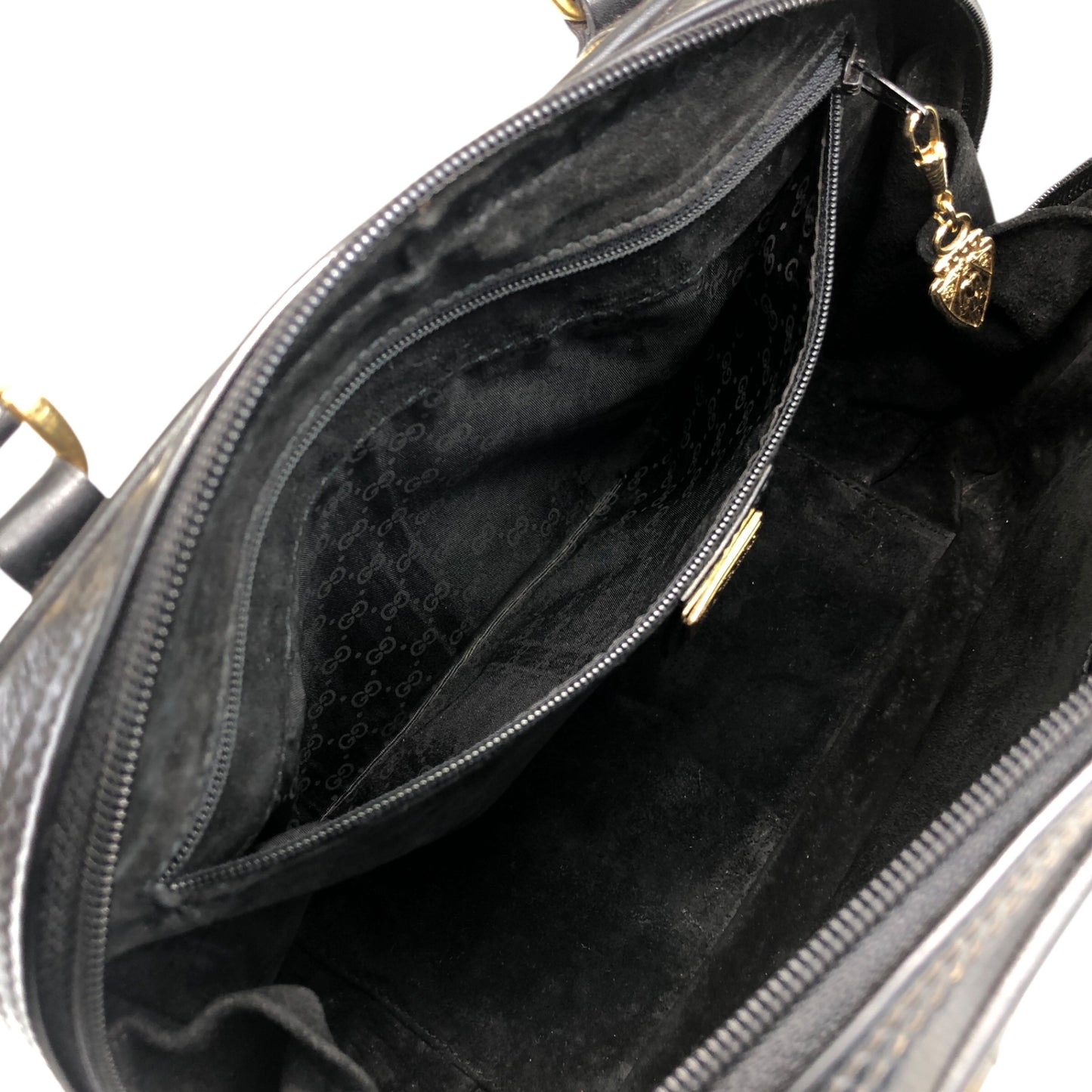 GUCCI Interlocking Handbag Black Vintage jkfsmf